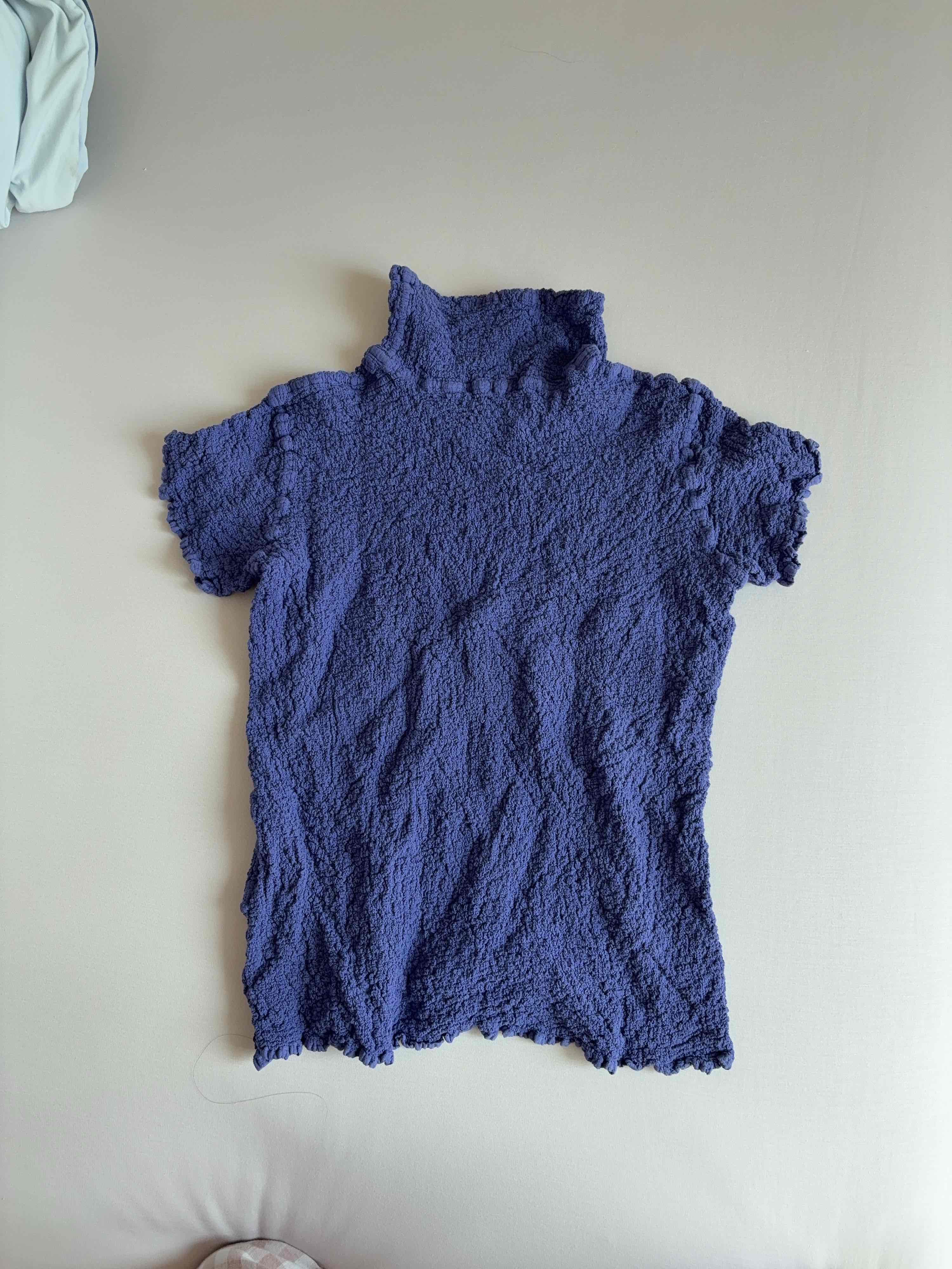 Issey Miyake me ISSEY MIYAKE Purple Cauliflower Top Size S Size S / US 4 / IT 40 - 2 Thumbnail