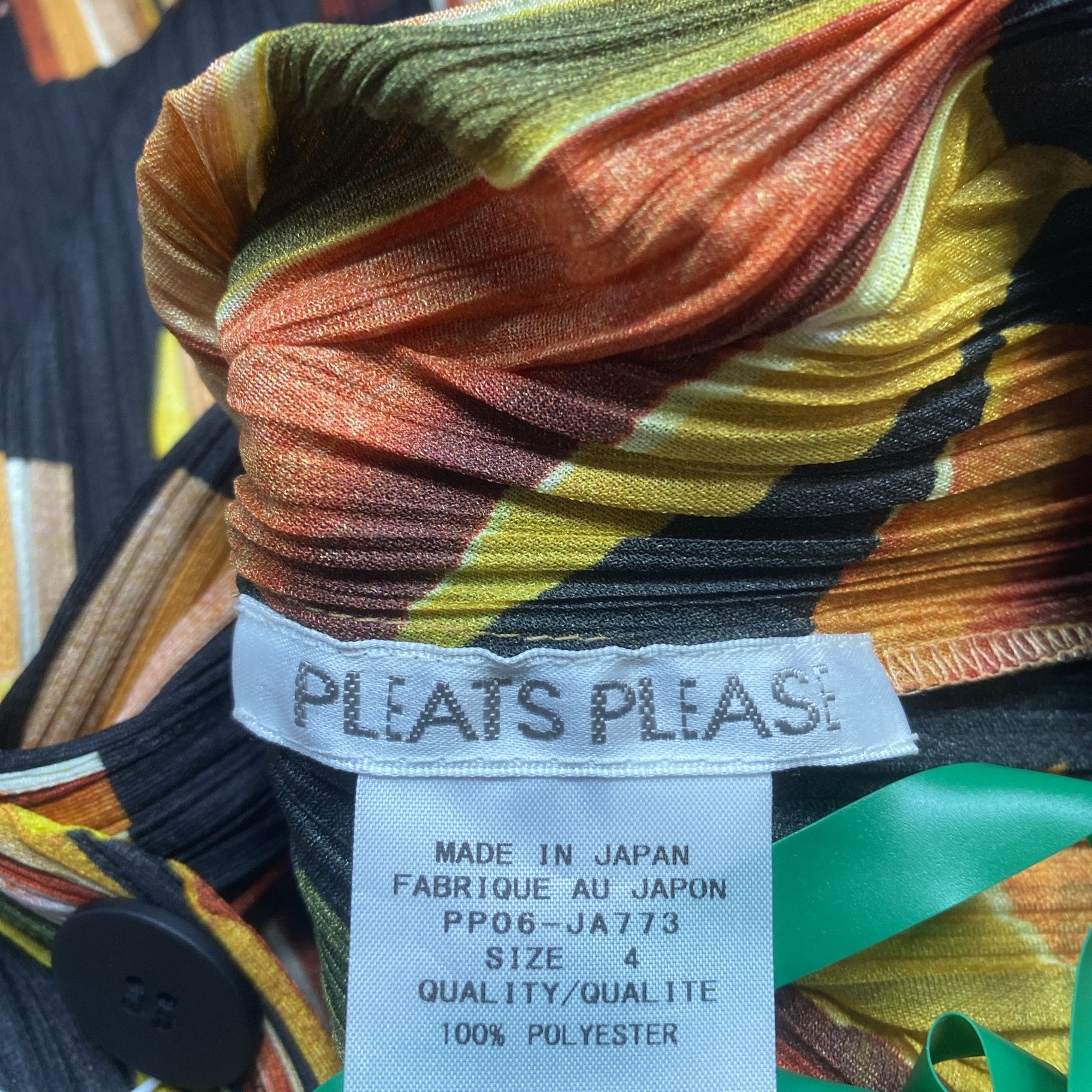 Pleats Please Issey Miyake PLEATS PLEASE ISSEY MIYAKE Striped Pleated Jacket Size 4 Size XL / US 12-14 / IT 48-50 - 5 Thumbnail