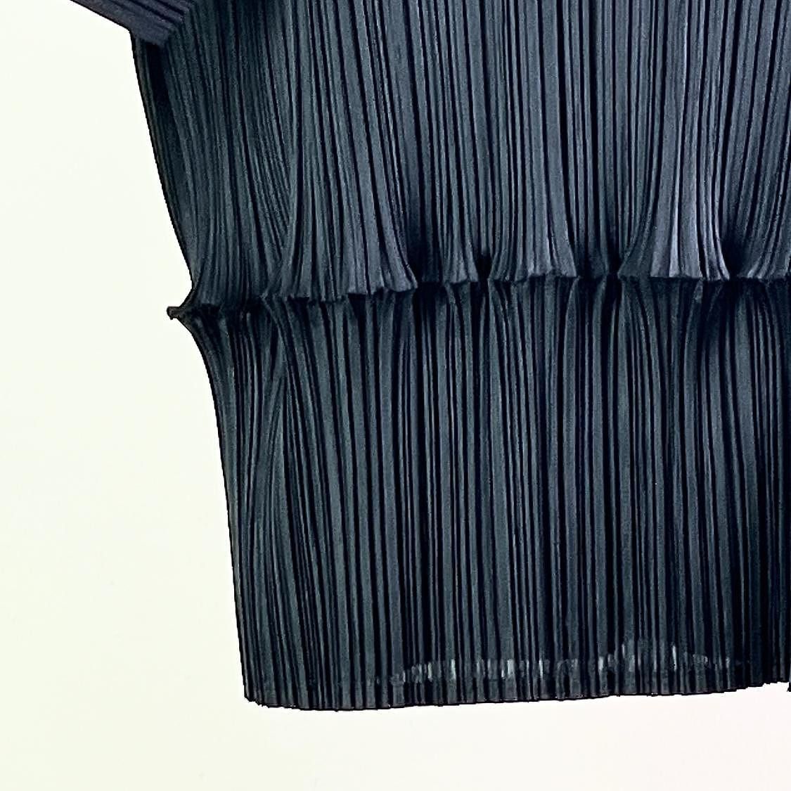 Pleats Please Issey Miyake Pleats Please Issey Miyake Pleated Short Sleeve Top OS Size ONE SIZE - 6 Thumbnail