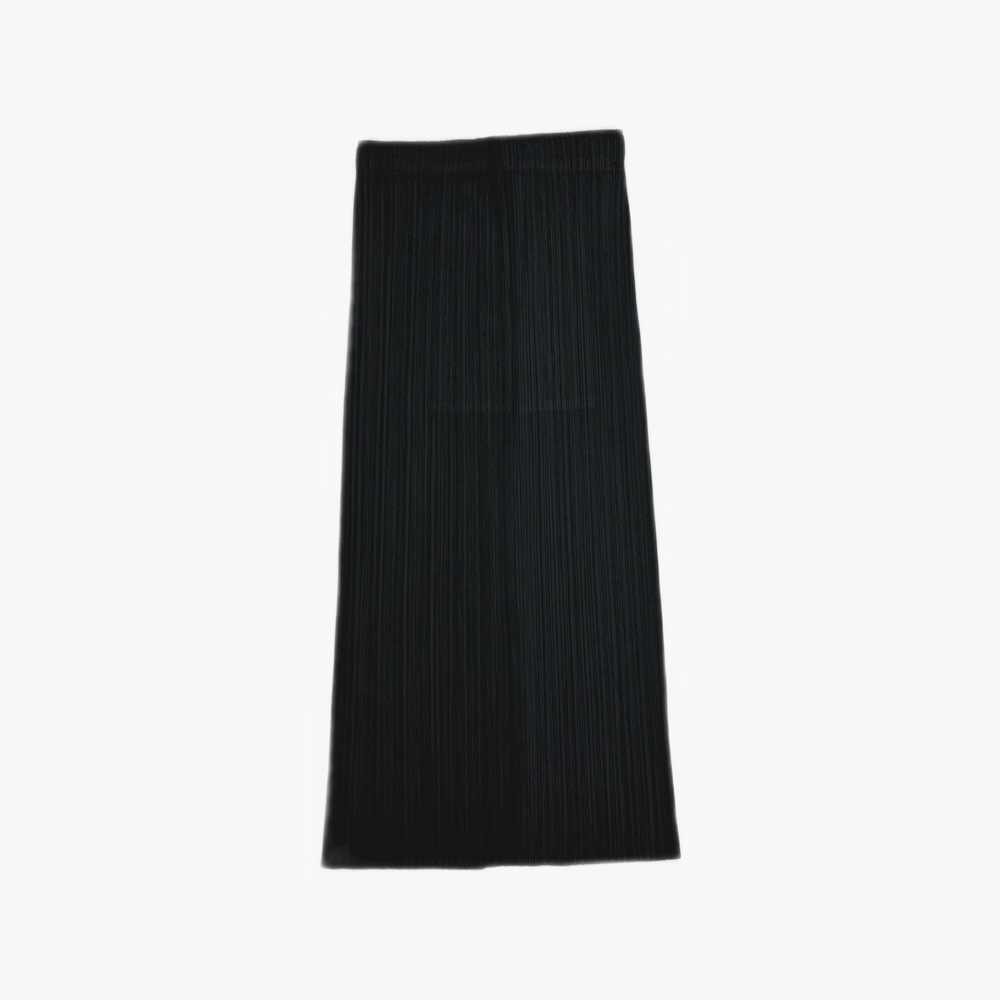 Pleats Please Issey Miyake Pleats Please Issey Miyake Black Pleated Maxi Skirt Size 1 Size 27" / US 4 / IT 40 - 2 Thumbnail