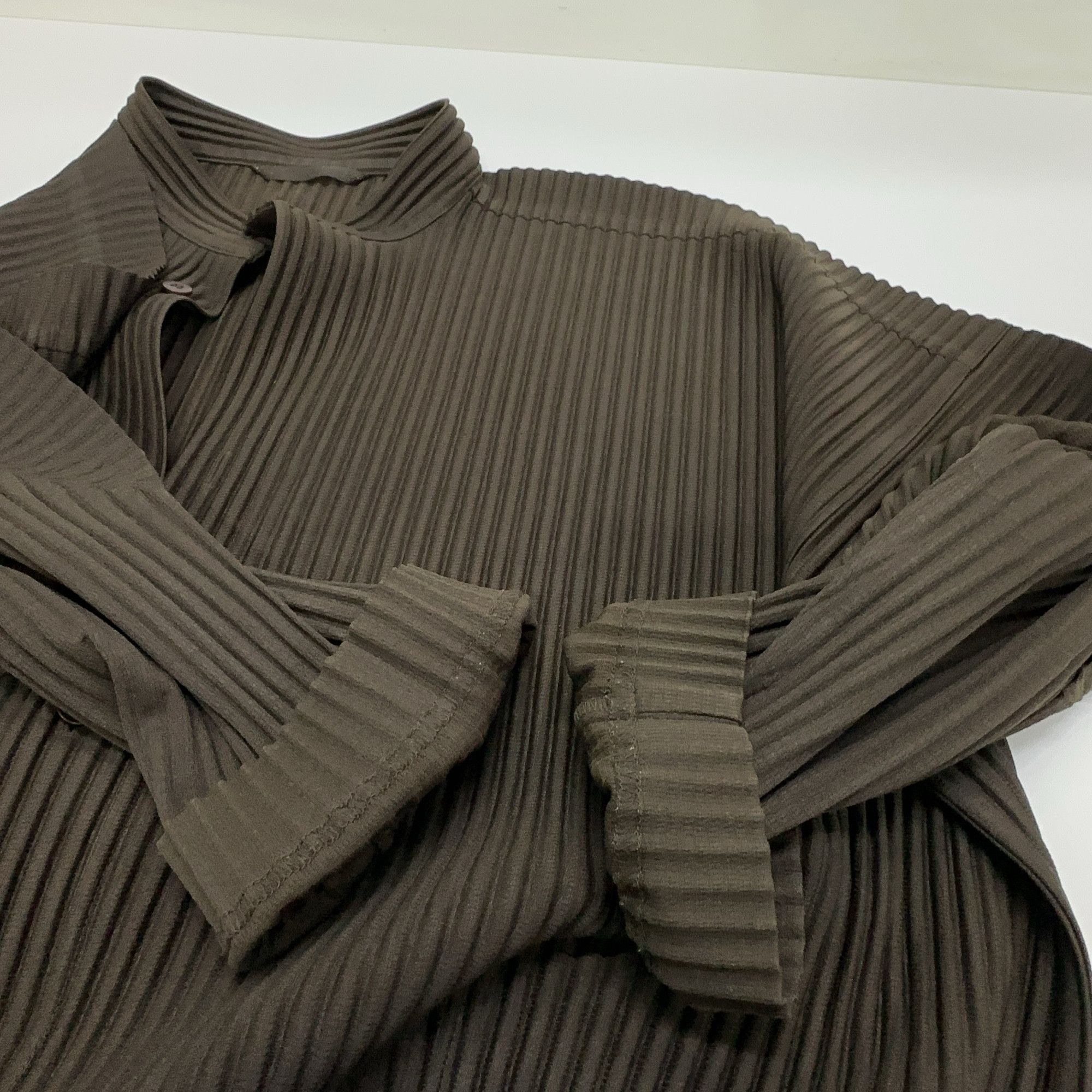 Issey Miyake Homme Plissé Issey Miyake Pleated Button Up Shirt Size L Size US L / EU 52-54 / 3 - 6 Thumbnail