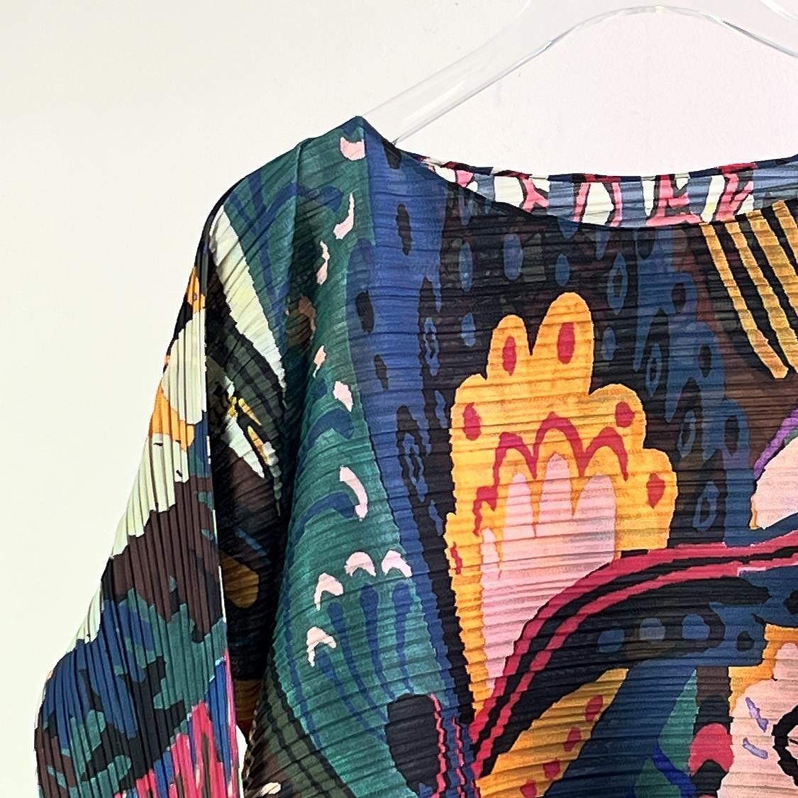 Pleats Please Issey Miyake Pleats Please Issey Miyake Printed Pleated Top Size M Size M / US 6-8 / IT 42-44 - 5 Thumbnail