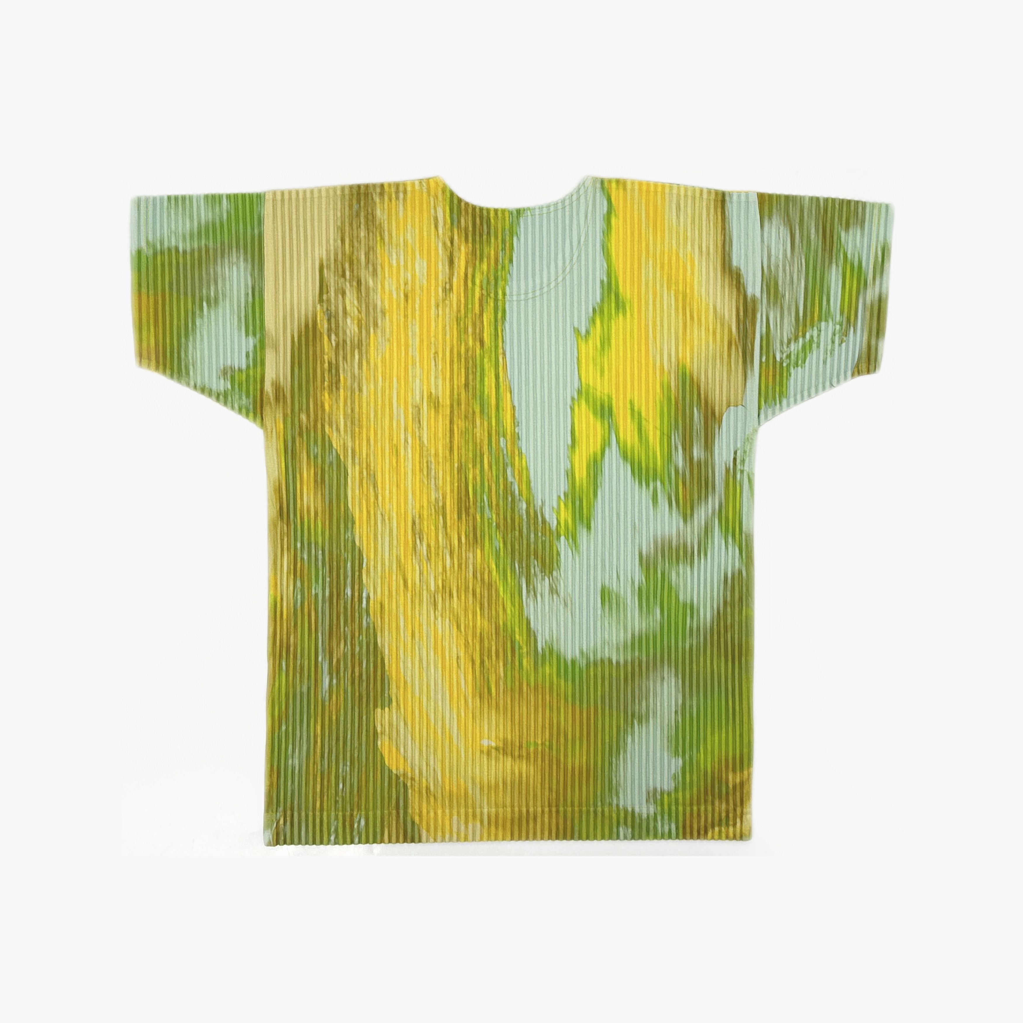 Issey Miyake Homme Plissé Issey Miyake Graphic Pleated T-Shirt Size 3 Size US L / EU 52-54 / 3 - 2 Thumbnail