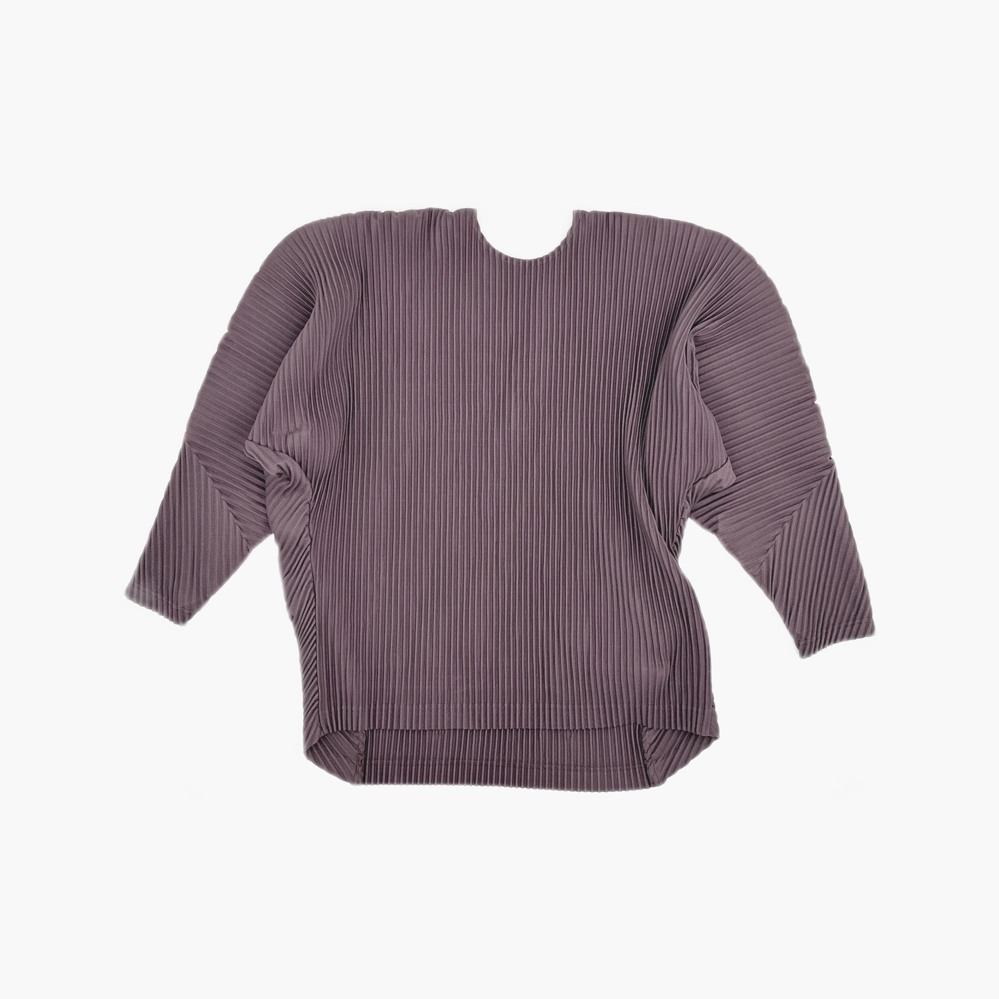 Issey Miyake Homme Plissé Issey Miyake Pleated Long Sleeve Tee Size L Size US L / EU 52-54 / 3 - 2 Thumbnail