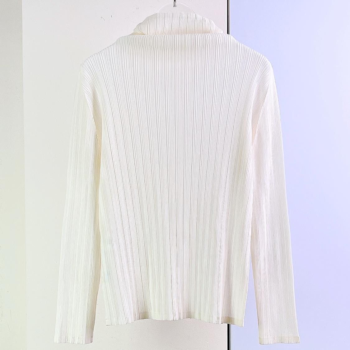 Pleats Please Issey Miyake Pleats Please Issey Miyake Pleated Long Sleeve Top Size 3 Size M / US 6-8 / IT 42-44 - 2 Thumbnail
