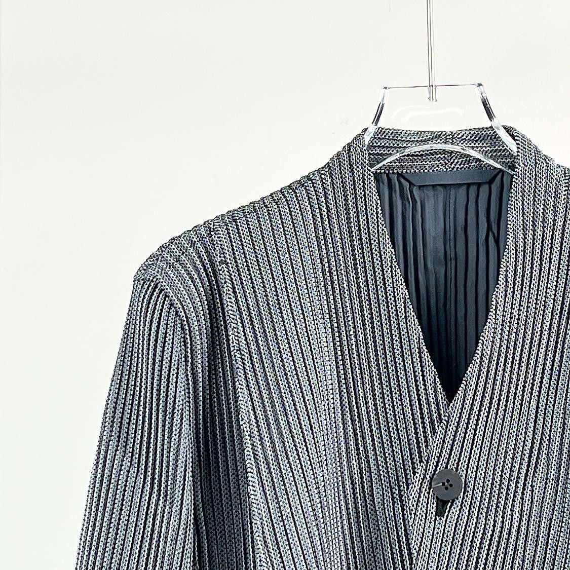 Issey Miyake Homme Plissé Issey Miyake Pleated Jacket Size M Size US M / EU 48-50 / 2 - 5 Thumbnail