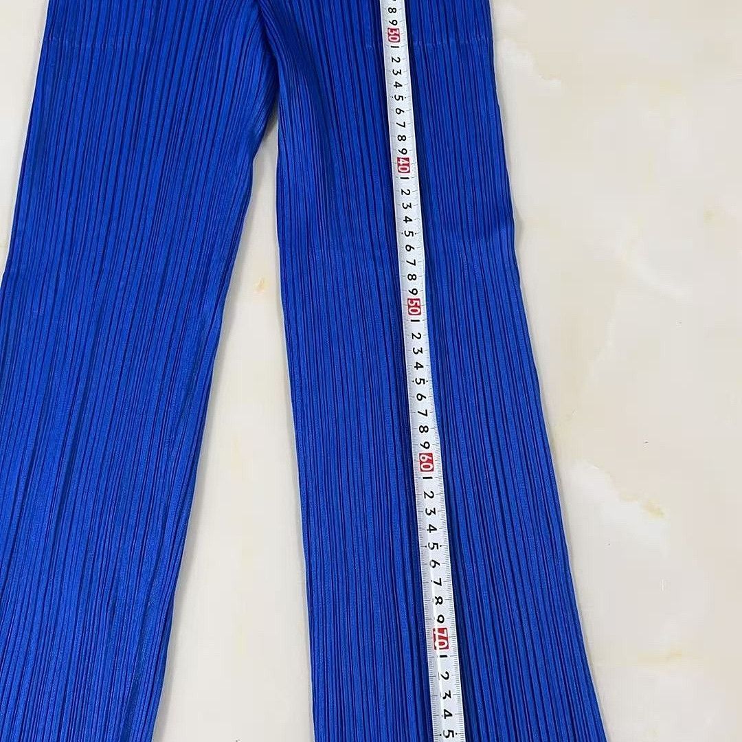 Pleats Please Issey Miyake Pleats Please Issey Miyake Blue Pleated Pants Size 0 Size 25" / US 0 / IT 36 - 5 Thumbnail