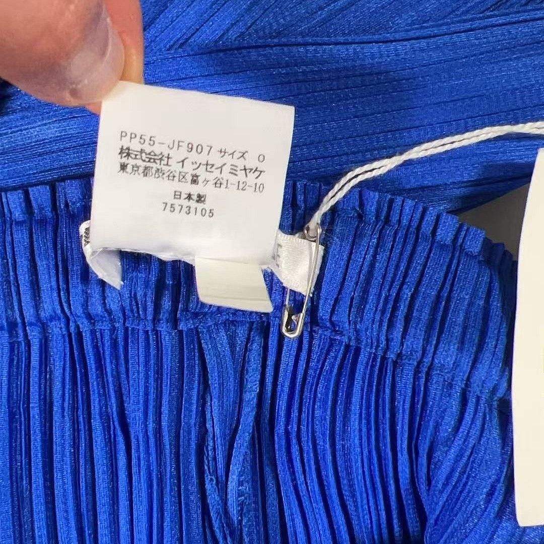Pleats Please Issey Miyake Pleats Please Issey Miyake Blue Pleated Pants Size 0 Size 25" / US 0 / IT 36 - 4 Thumbnail