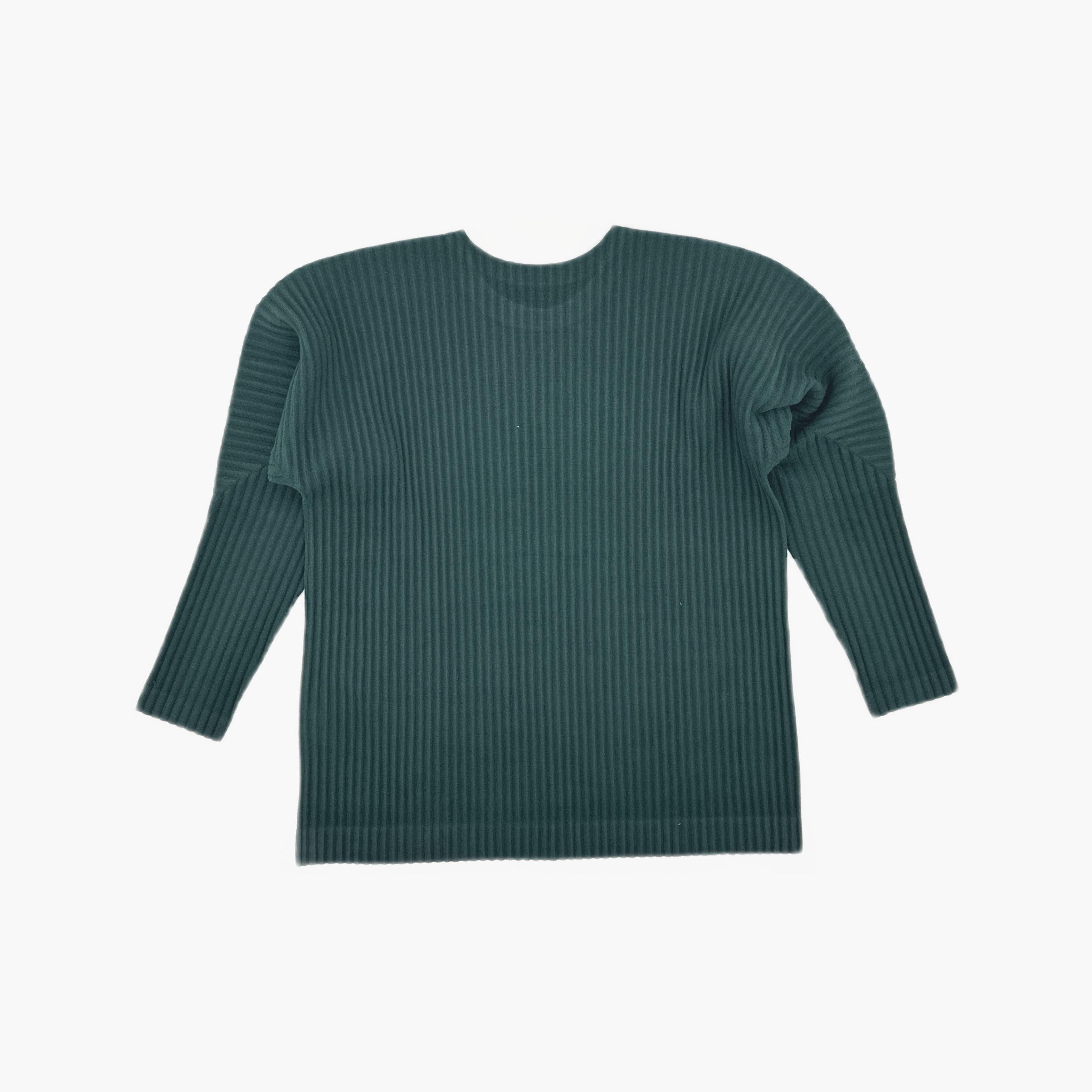 Issey Miyake Homme Plissé Issey Miyake Pleated Long Sleeve Tee Size 3 Size US L / EU 52-54 / 3 - 2 Thumbnail