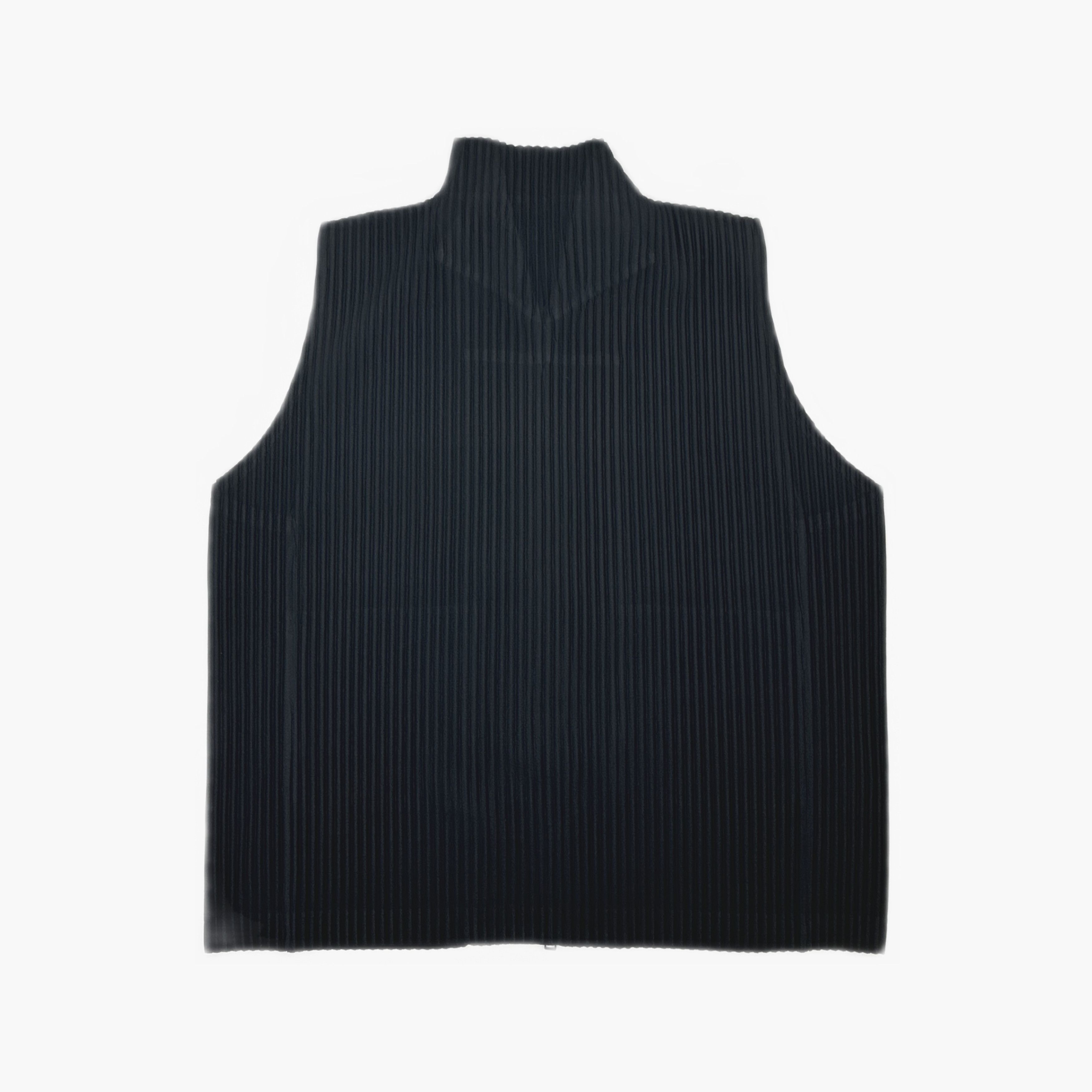 Issey Miyake Homme Plissé Issey Miyake Pleated Zip Vest Size 3 Size US L / EU 52-54 / 3 - 2 Thumbnail