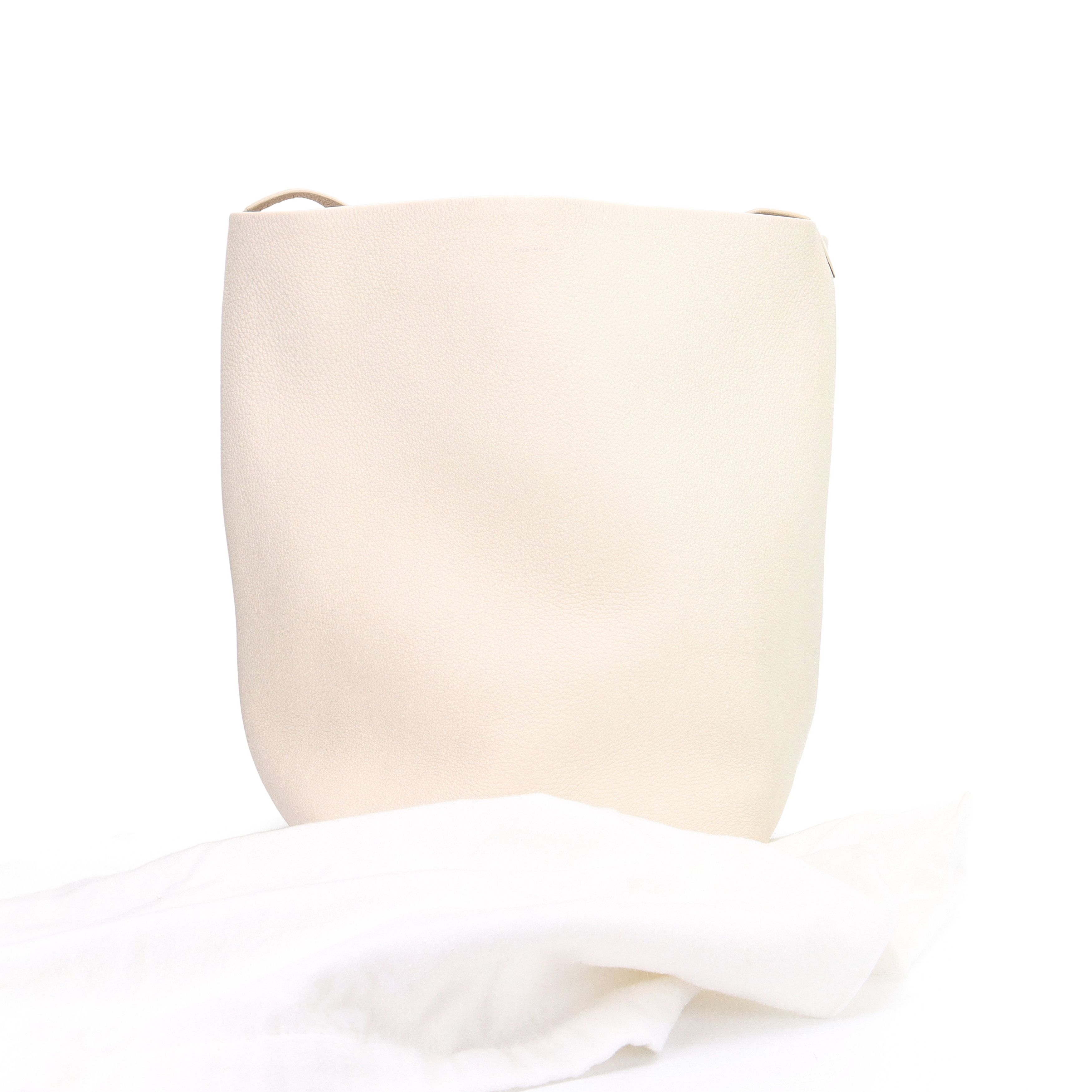 The Row The Row Off-White Leather Bucket Bag Size ONE SIZE - 5 Thumbnail