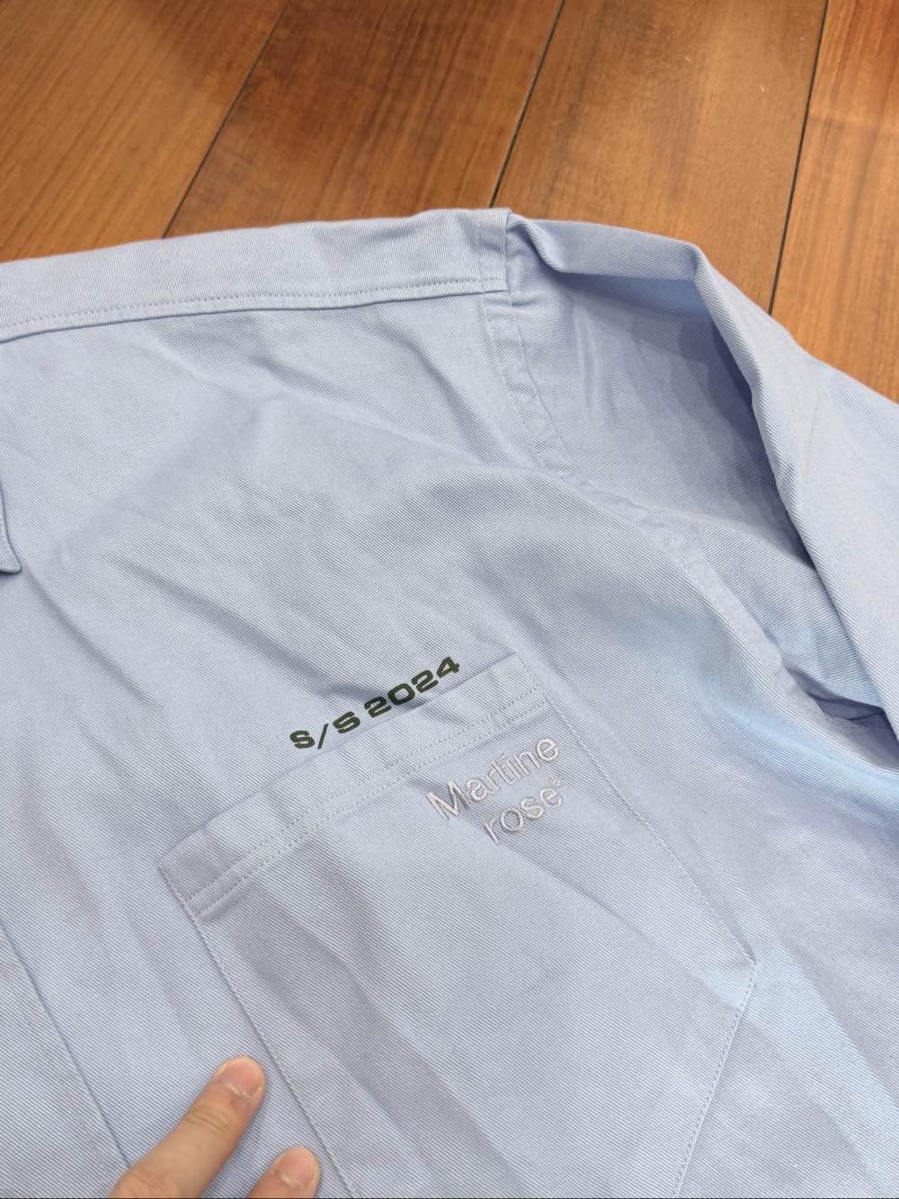 Martine Rose Martine Rose S/S 2024 Logo Button Up Shirt Size S Size US S / EU 44-46 / 1 - 8 Thumbnail