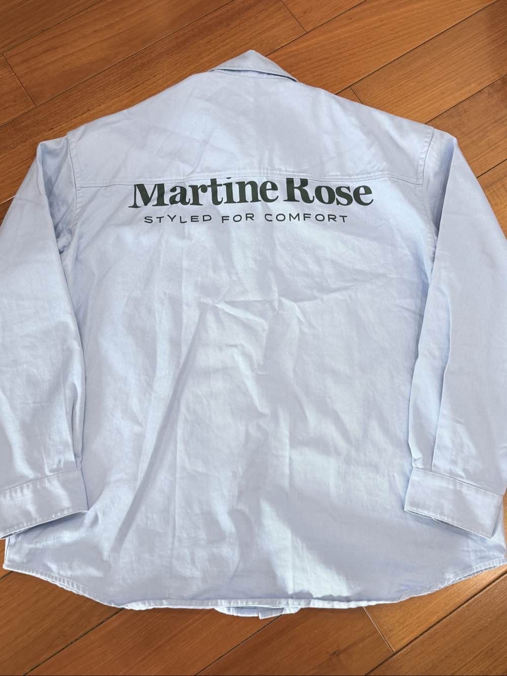 Martine Rose Martine Rose S/S 2024 Logo Button Up Shirt Size S Size US S / EU 44-46 / 1 - 2 Thumbnail