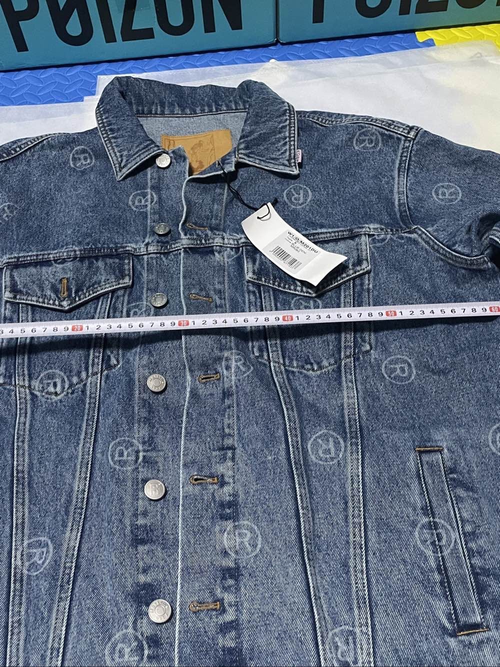 Martine Rose Martine Rose Logo Print Denim Jacket Size S Size US S / EU 44-46 / 1 - 9 Thumbnail