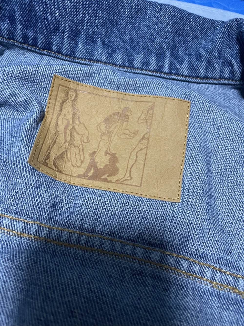 Martine Rose Martine Rose Logo Print Denim Jacket Size S Size US S / EU 44-46 / 1 - 6 Thumbnail