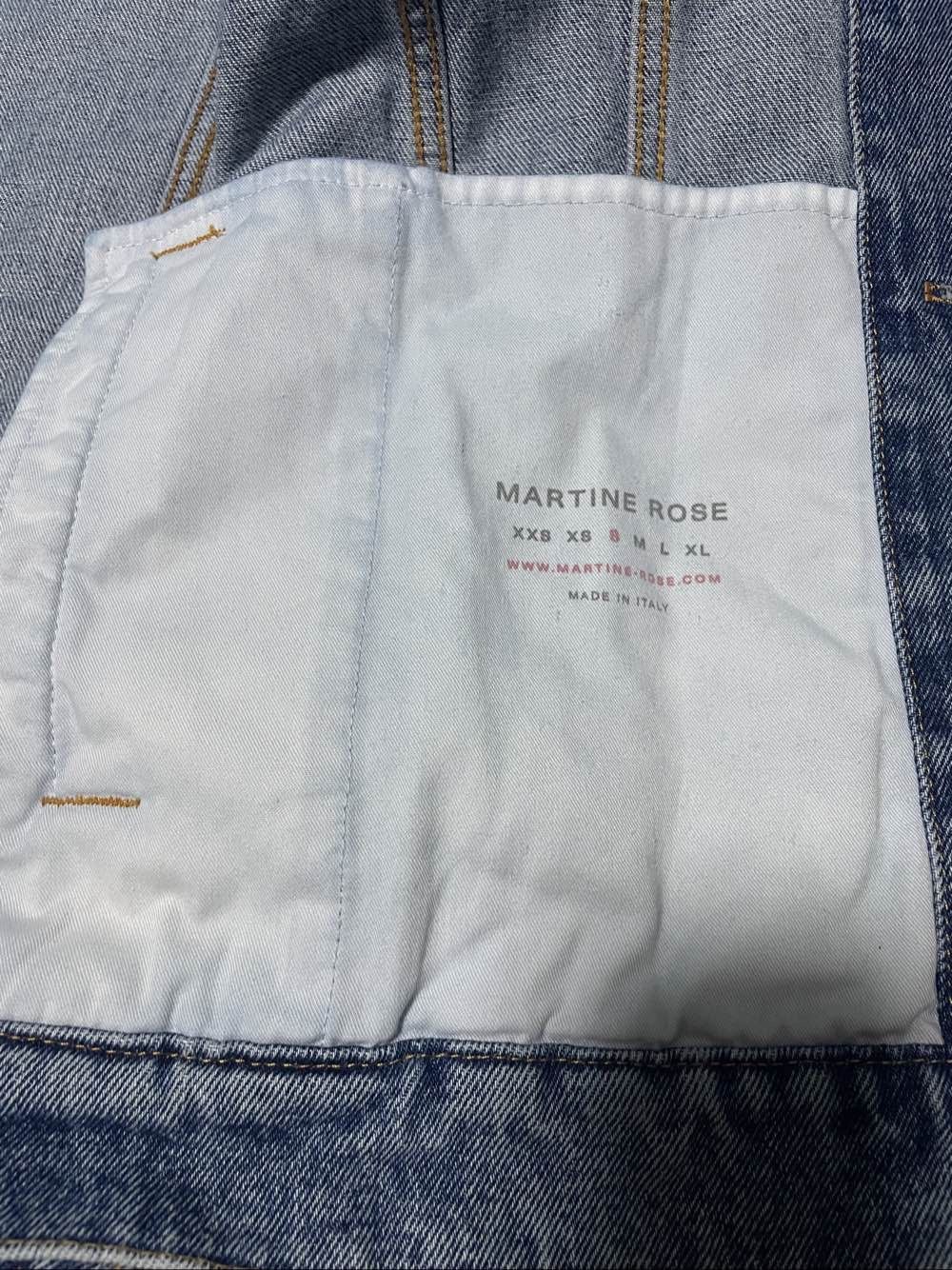 Martine Rose Martine Rose Logo Print Denim Jacket Size S Size US S / EU 44-46 / 1 - 3 Thumbnail