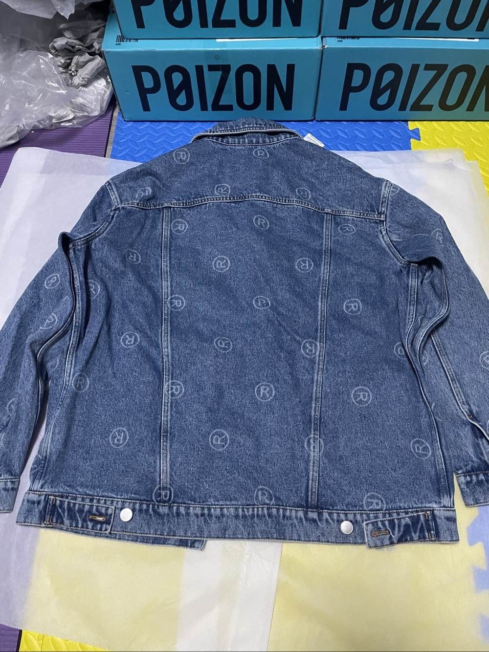 Martine Rose Martine Rose Logo Print Denim Jacket Size S Size US S / EU 44-46 / 1 - 2 Thumbnail