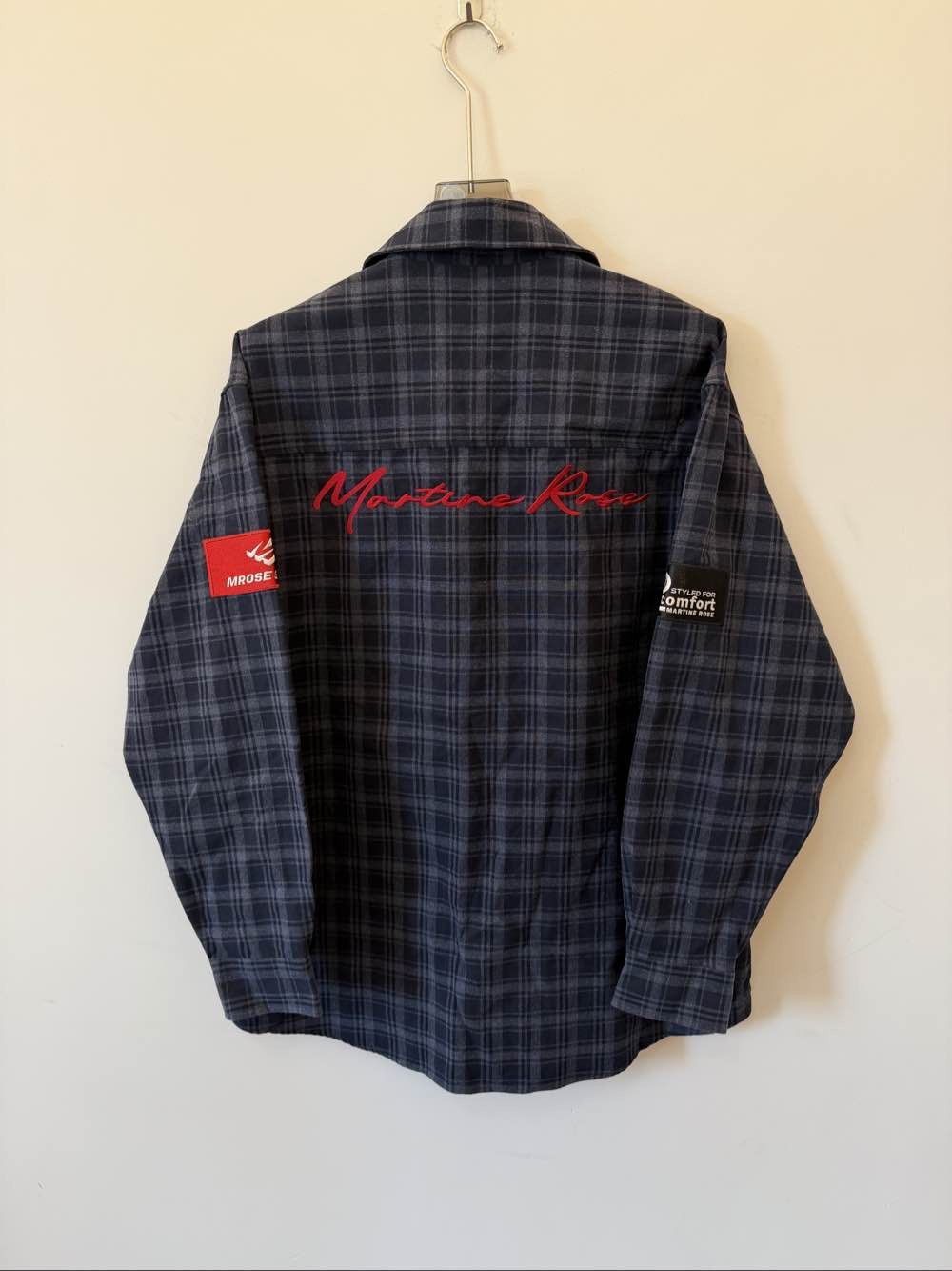 Martine Rose Martine Rose Plaid Shirt with Chain Detail Size XS Size US XS / EU 42 / 0 - 2 Thumbnail