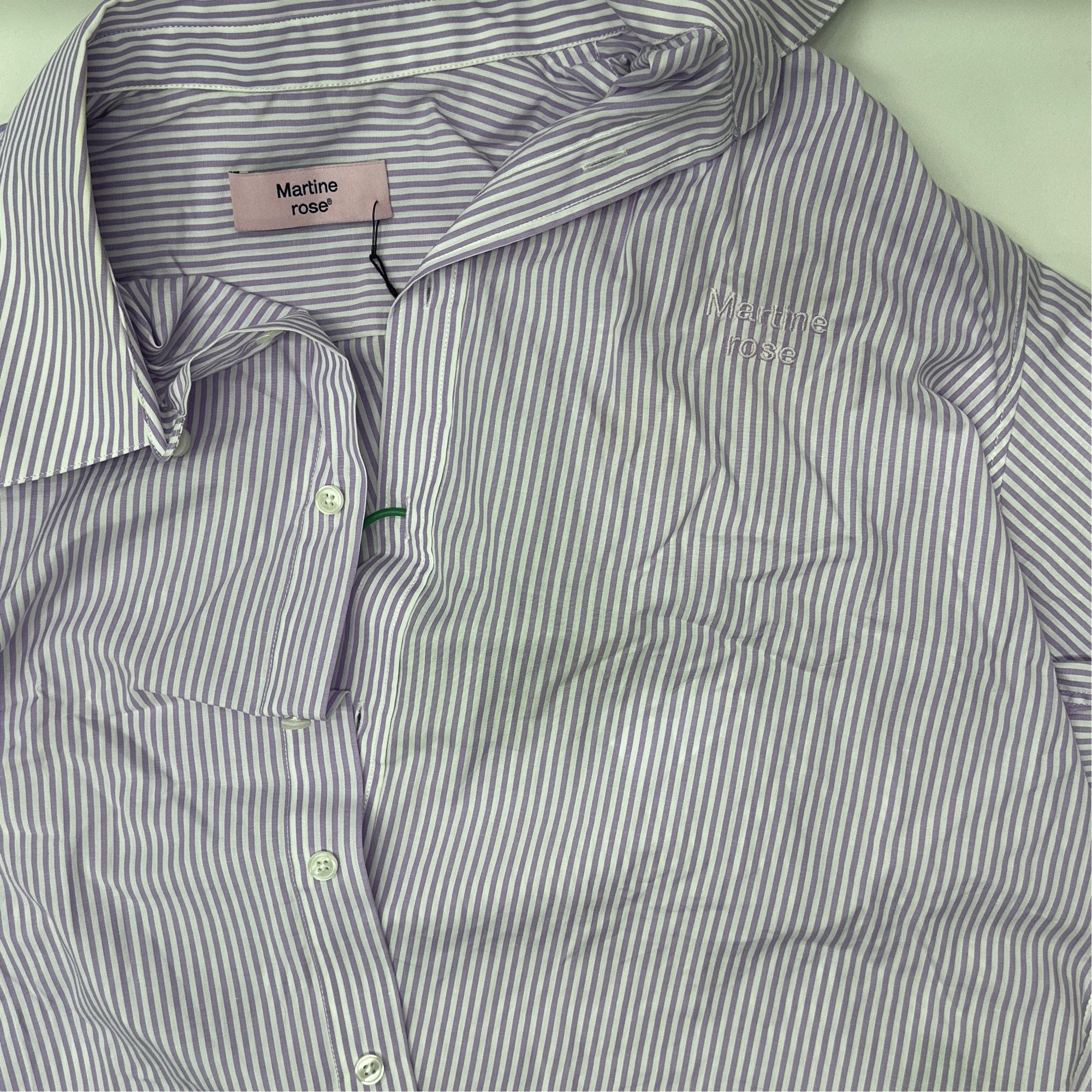 Martine Rose Martine Rose Striped Button-Up Shirt Size XL Size US XL / EU 56 / 4 - 5 Thumbnail