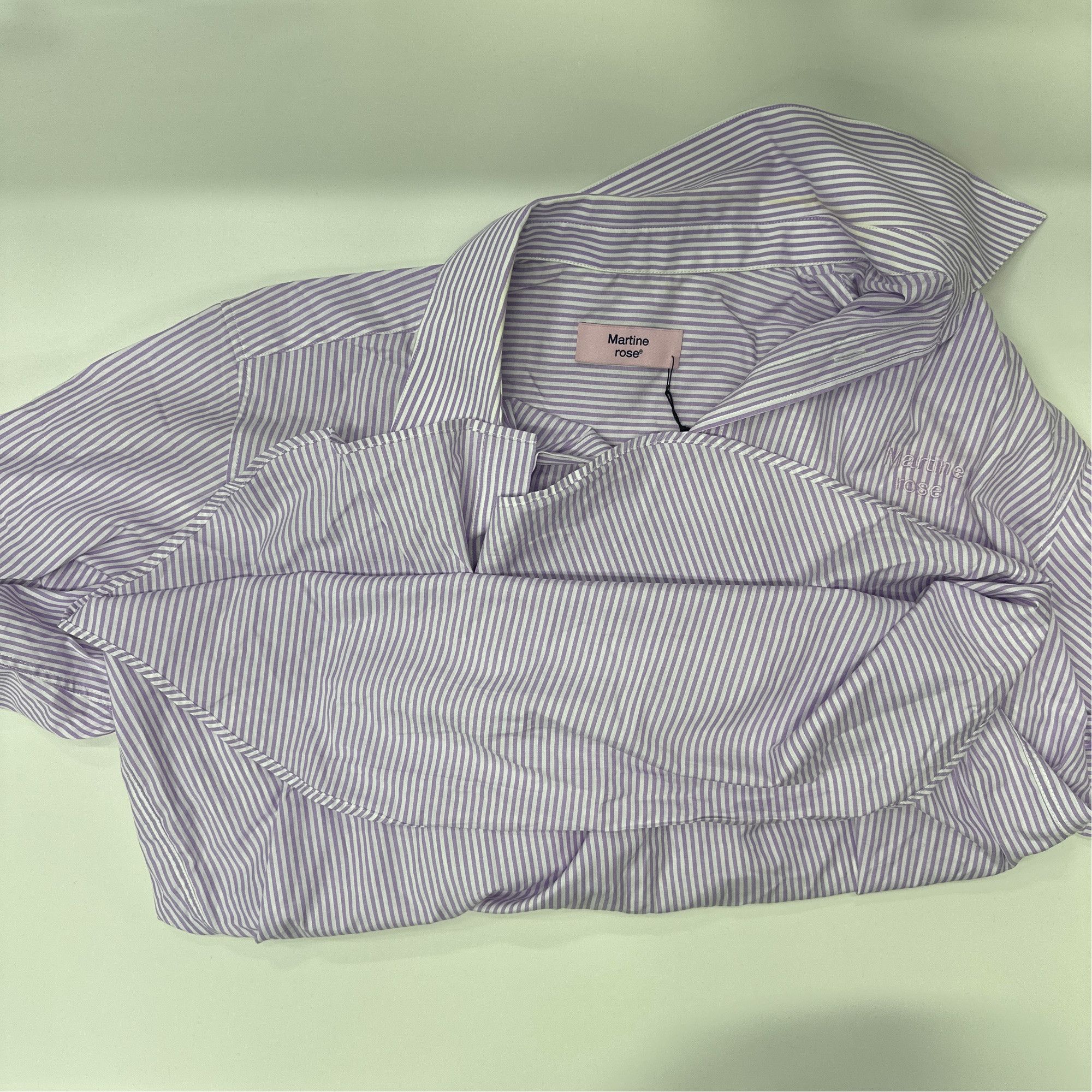 Martine Rose Martine Rose Striped Button-Up Shirt Size XL Size US XL / EU 56 / 4 - 6 Thumbnail