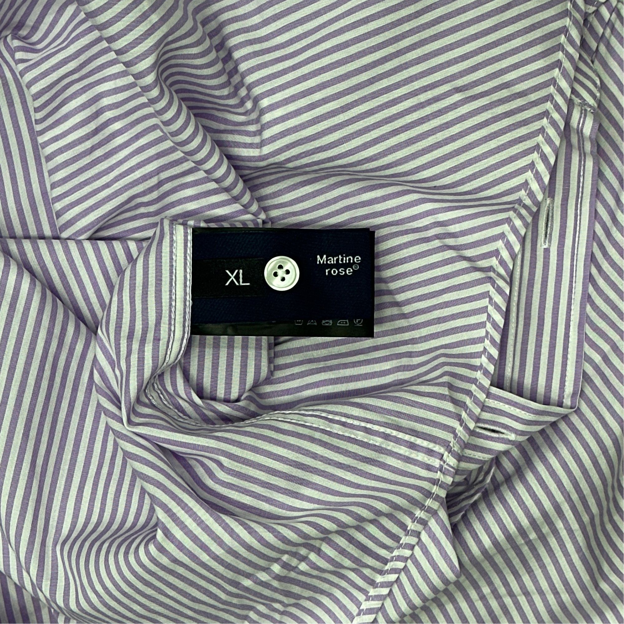Martine Rose Martine Rose Striped Button-Up Shirt Size XL Size US XL / EU 56 / 4 - 3 Thumbnail