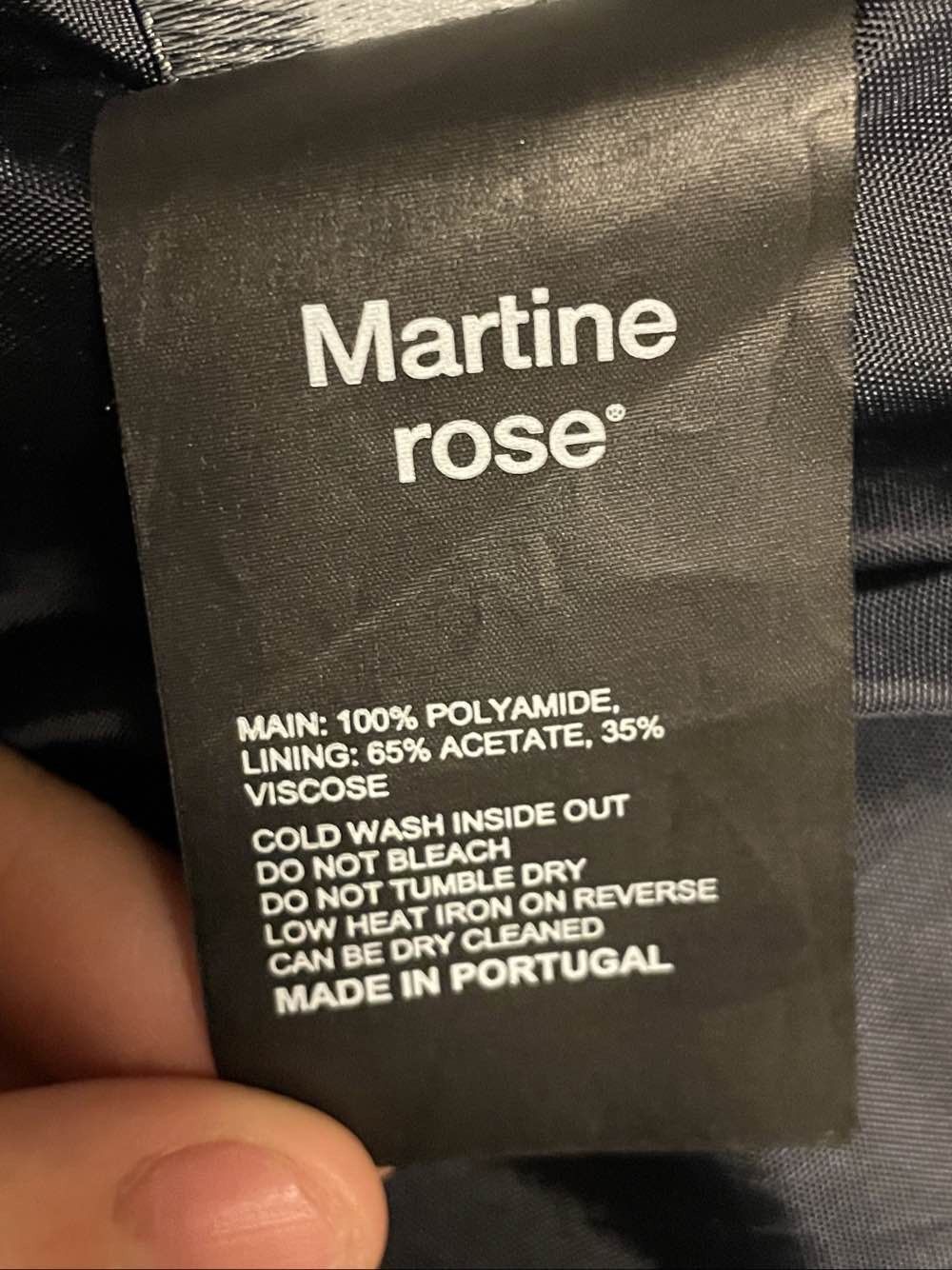 Martine Rose Martine Rose Logo Hooded Jacket Size S Size US S / EU 44-46 / 1 - 8 Thumbnail