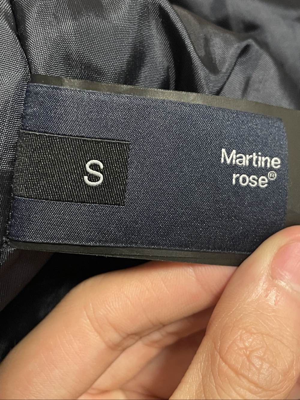 Martine Rose Martine Rose Logo Hooded Jacket Size S Size US S / EU 44-46 / 1 - 4 Thumbnail