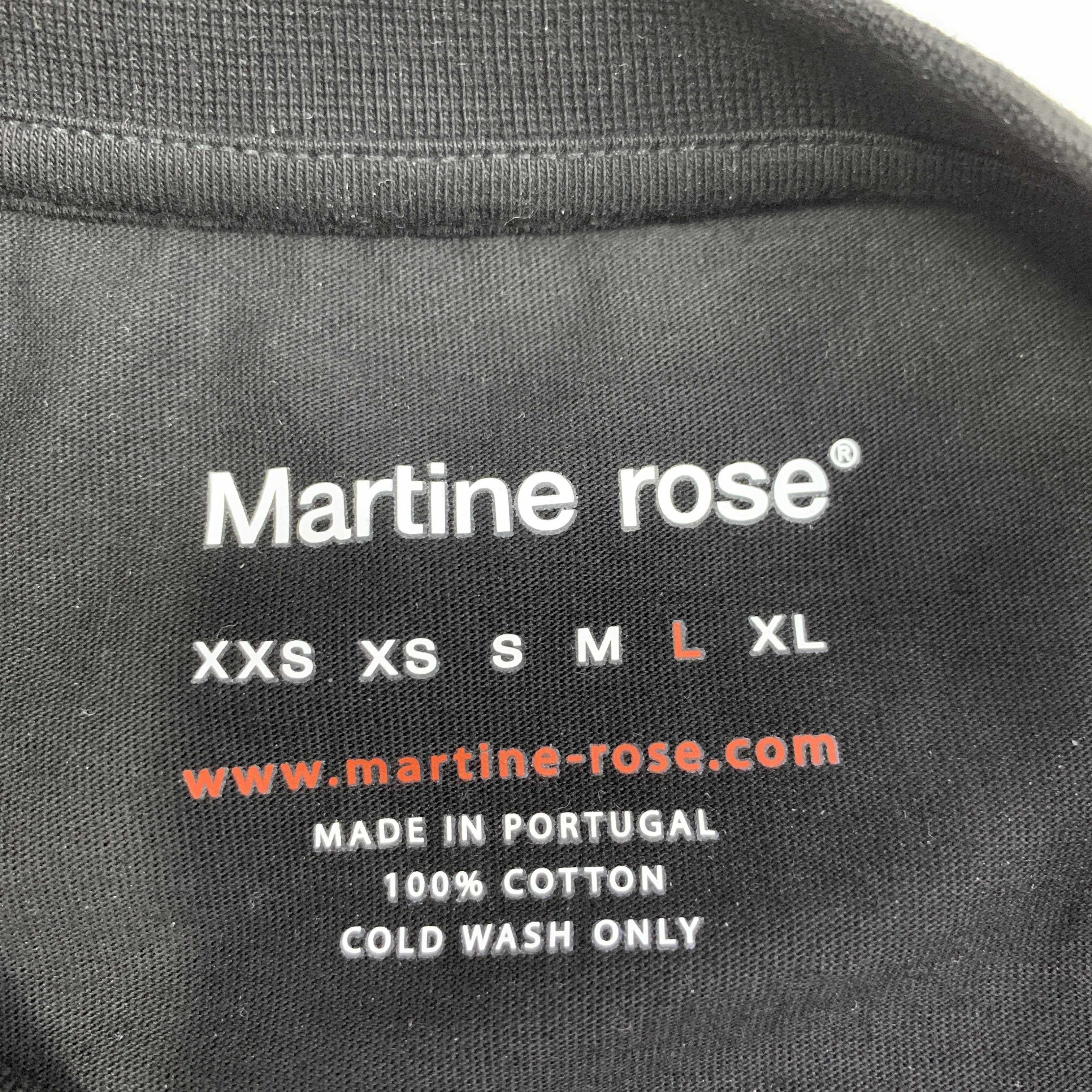 Martine Rose Martine Rose Logo T-Shirt Size L Size US L / EU 52-54 / 3 - 2 Thumbnail