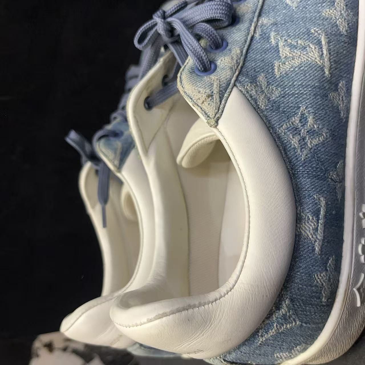 Louis Vuitton Louis Vuitton Monogram Denim Luxembourg Sneakers US 8 Size US 8 / EU 41 - 9 Thumbnail
