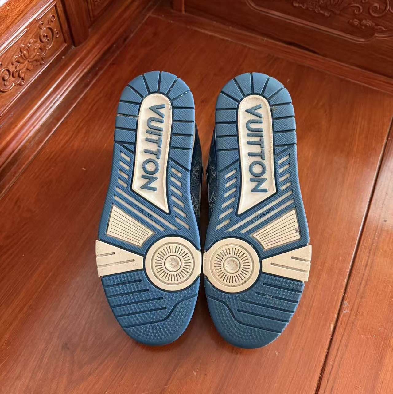 Louis Vuitton Louis Vuitton Denim Trainer Sneakers Size 6.5 Size US 6.5 / EU 39-40 - 4 Thumbnail
