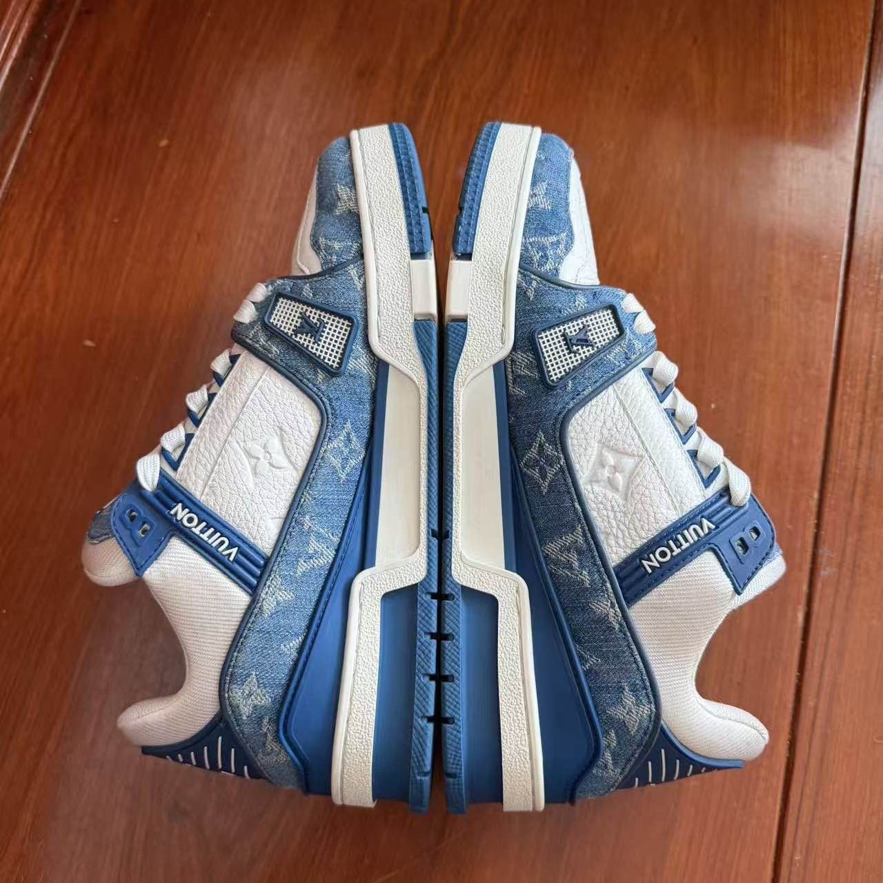 Louis Vuitton Louis Vuitton Denim Trainer Sneakers Size 6.5 Size US 6.5 / EU 39-40 - 8 Thumbnail