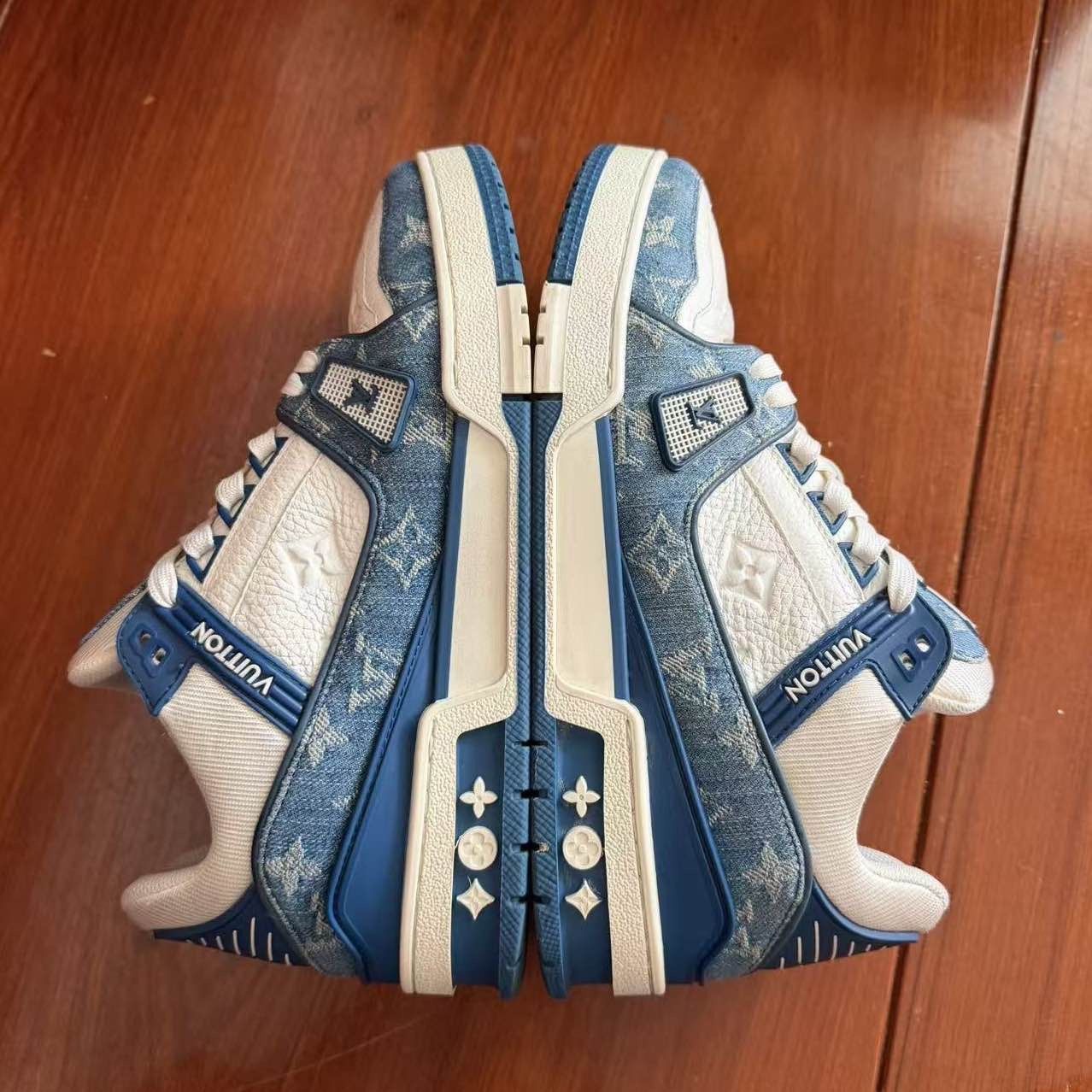 Louis Vuitton Louis Vuitton Denim Trainer Sneakers Size 6.5 Size US 6.5 / EU 39-40 - 7 Thumbnail