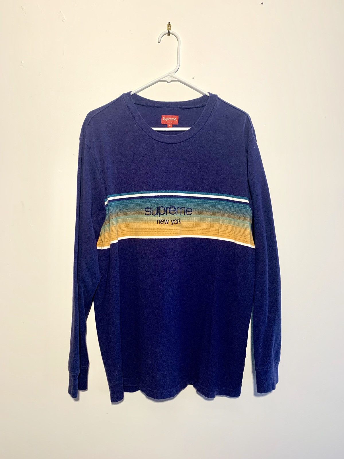 Supreme Shadow Stripe LS Top - Tops