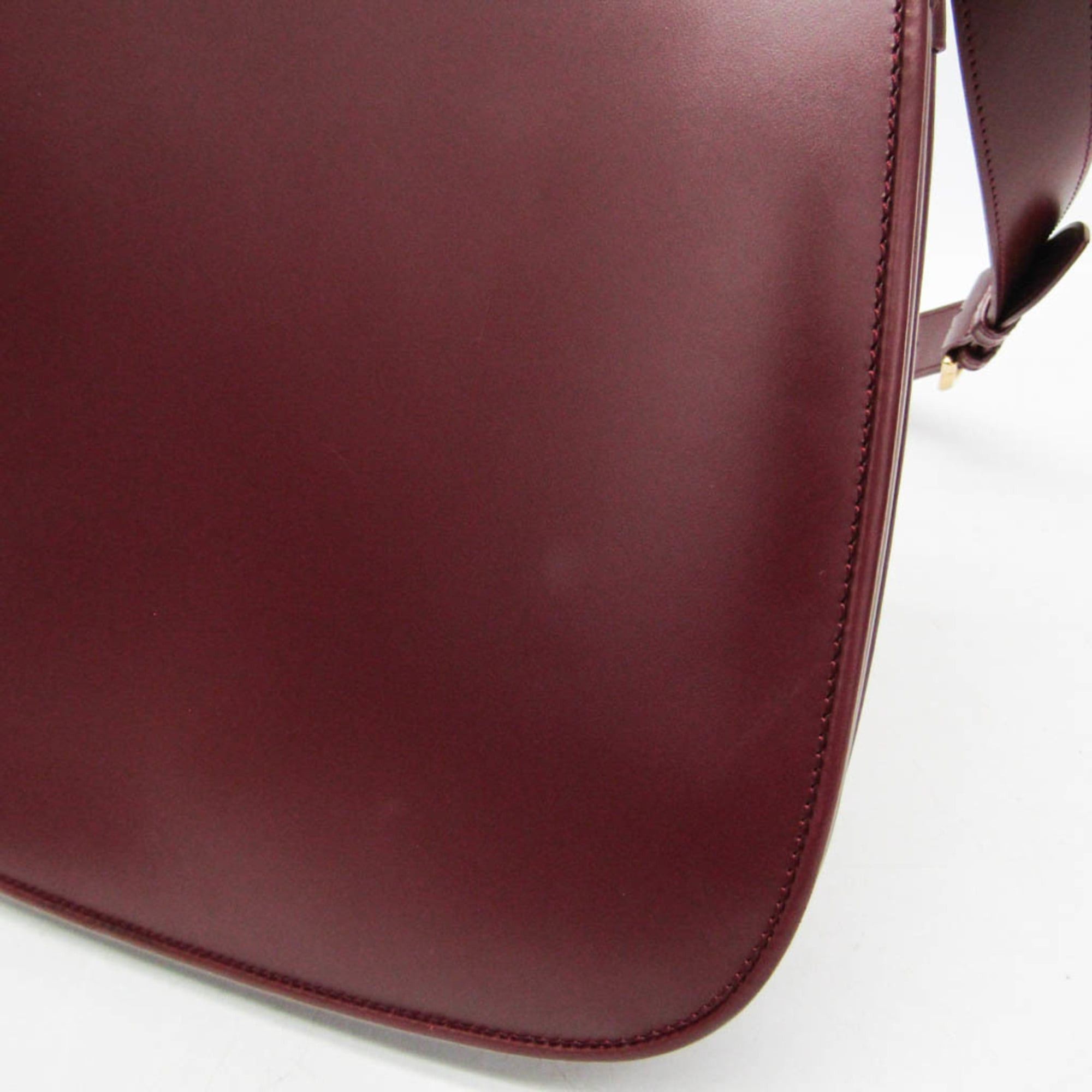 Cartier Cartier Must Women's Leather,Suede Shoulder Bag Bordeaux Size ONE SIZE - 7 Thumbnail