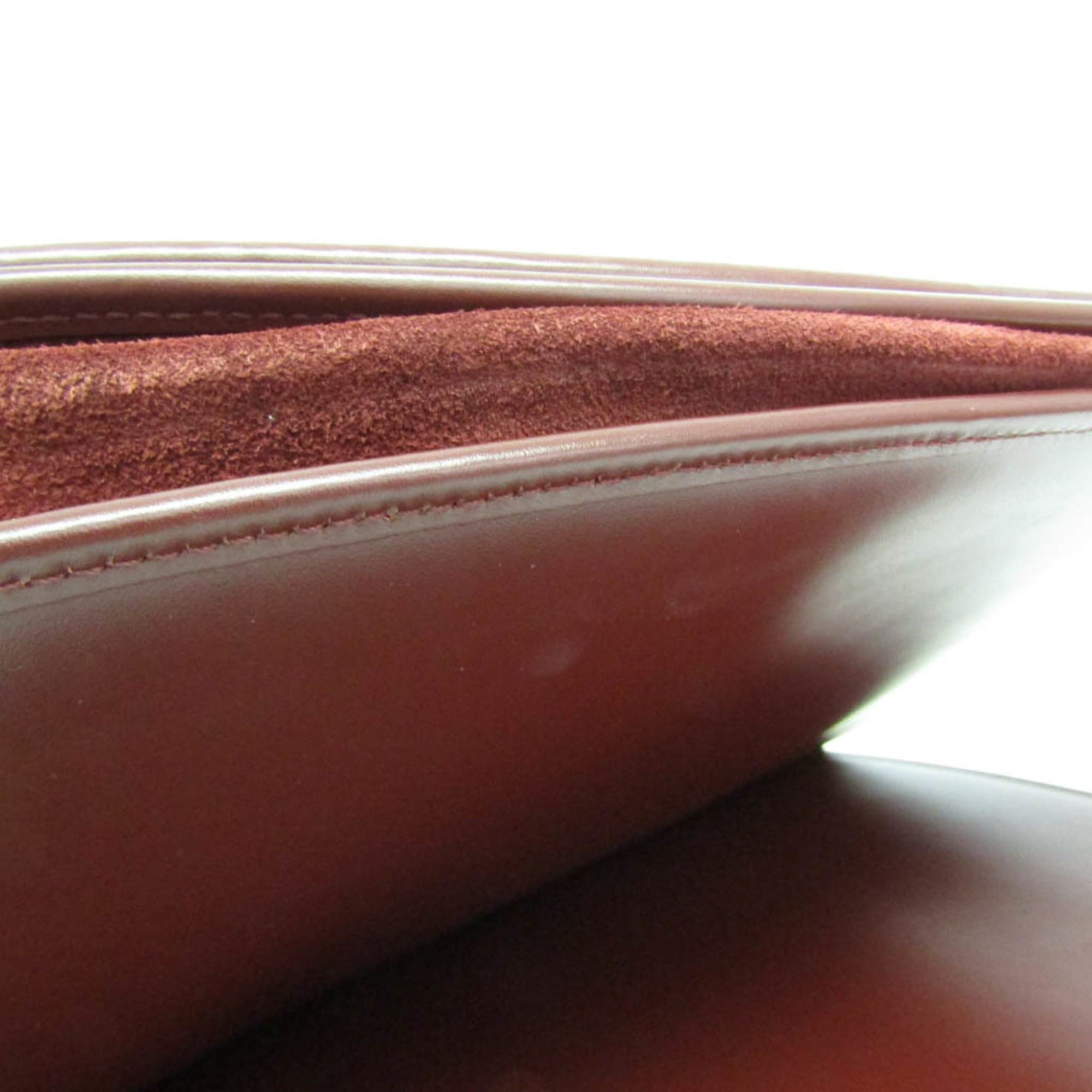 Cartier Cartier Must Women's Leather,Suede Shoulder Bag Bordeaux Size ONE SIZE - 10 Thumbnail