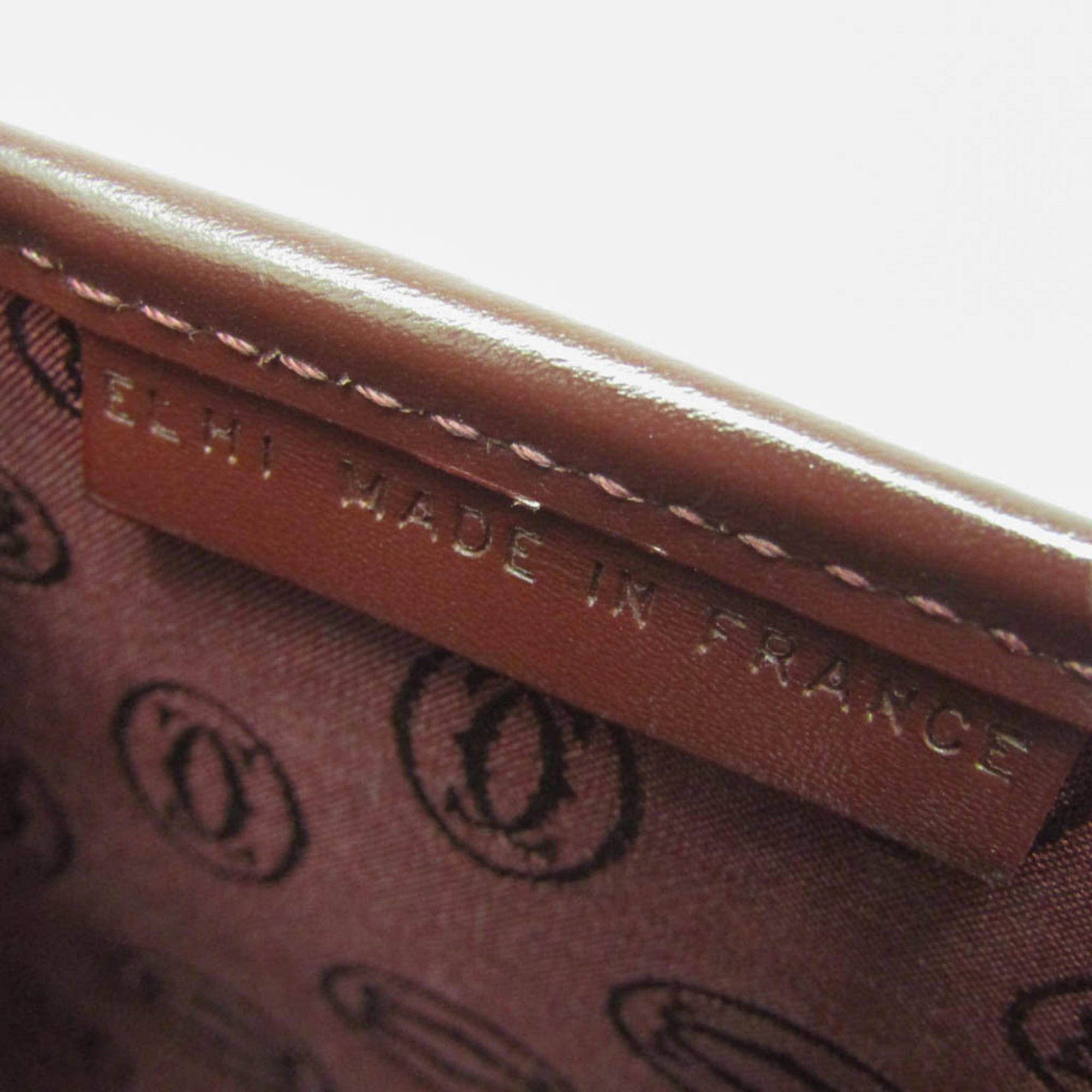 Cartier Cartier Must Women's Leather,Suede Shoulder Bag Bordeaux Size ONE SIZE - 15 Thumbnail