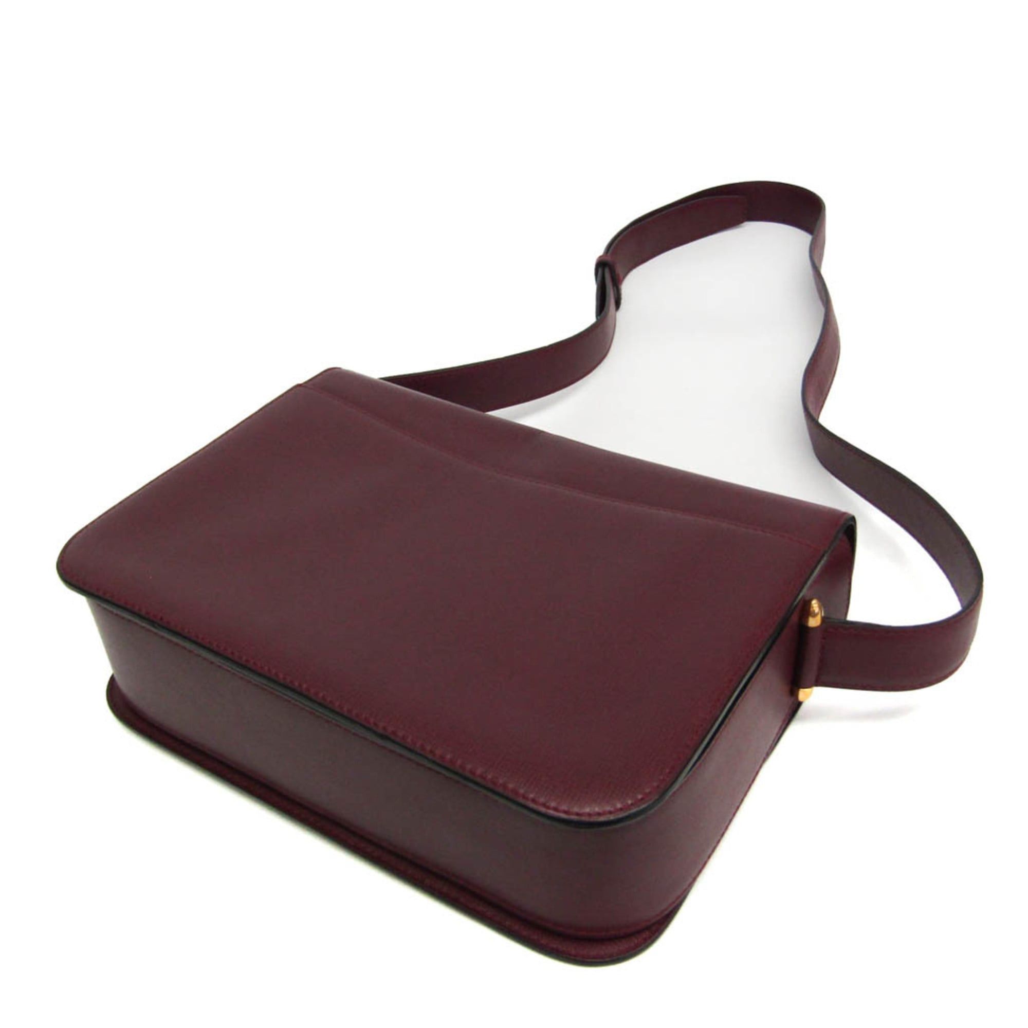 Cartier Cartier Must Turnlock Women's Leather Shoulder Bag Bordeaux Size ONE SIZE - 2 Thumbnail