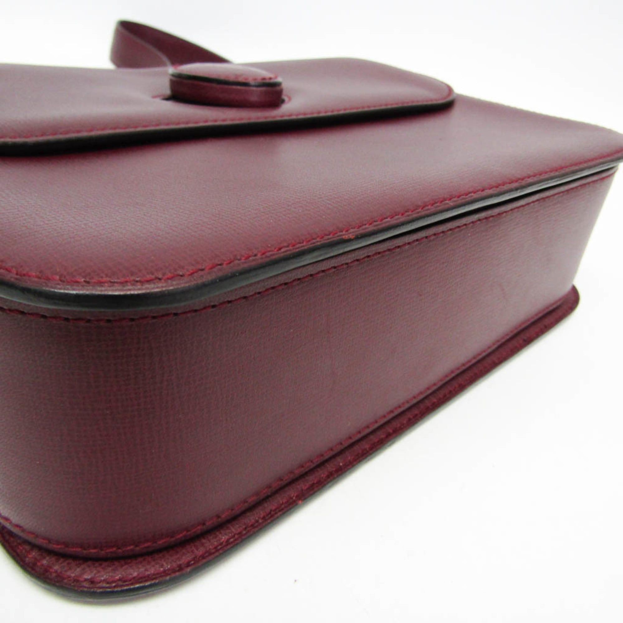 Cartier Cartier Must Turnlock Women's Leather Shoulder Bag Bordeaux Size ONE SIZE - 5 Thumbnail