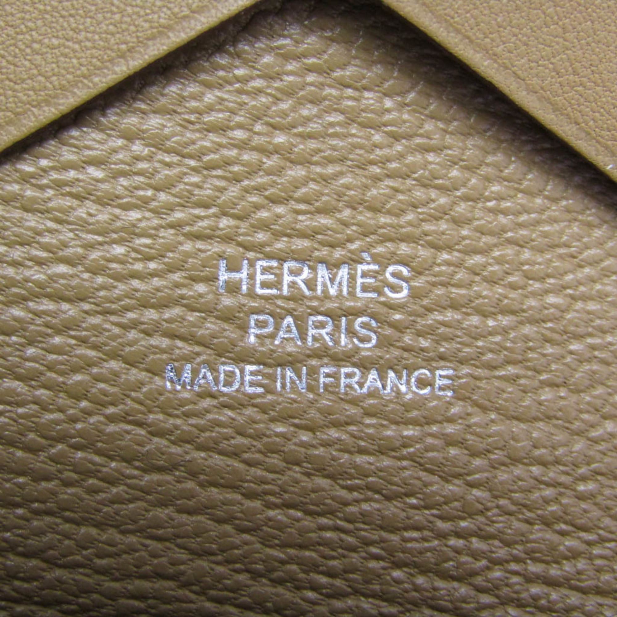 Hermes Hermes Calvi Duo Imprime Swift Leather Card Case Light Brown,Multi-color Size ONE SIZE - 10 Thumbnail