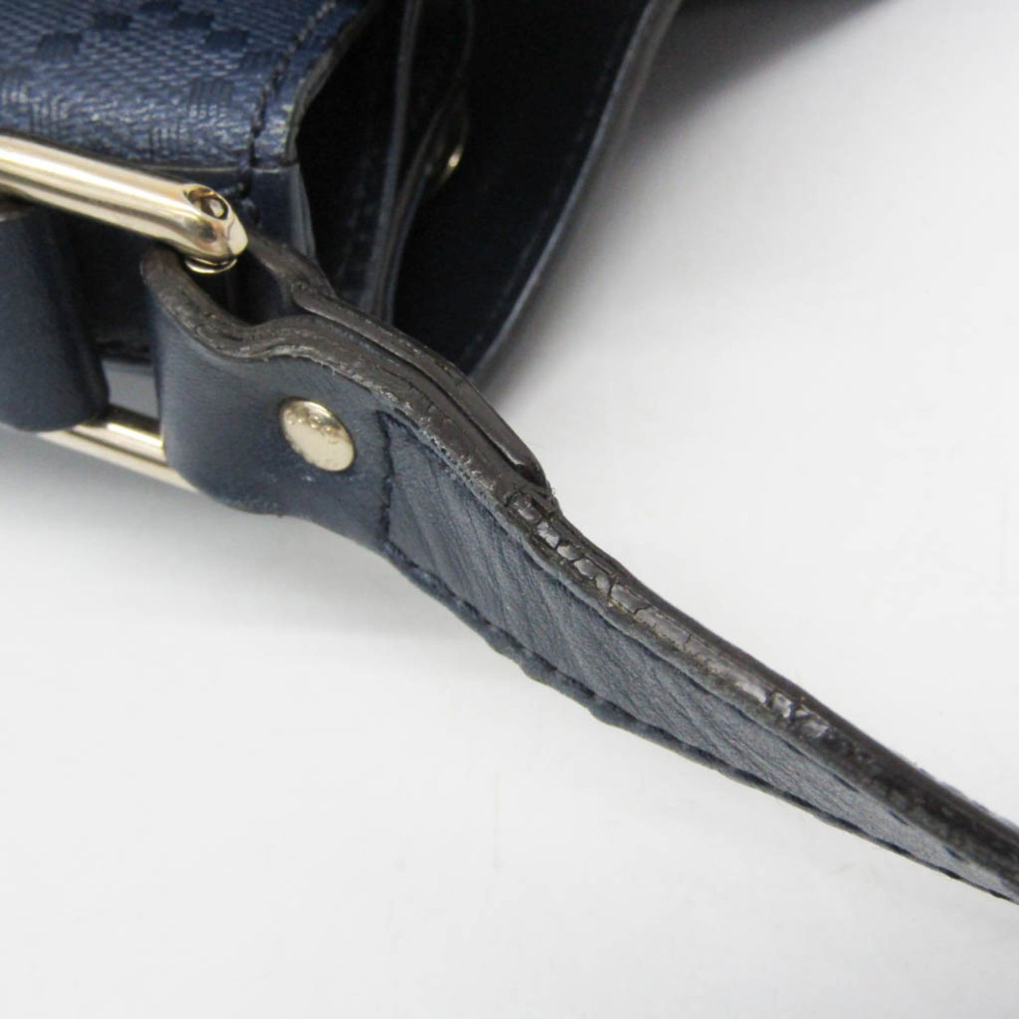 Gucci Gucci Bright Diamante 354229 Women's Leather Handbag,Shoulder Bag Navy Size ONE SIZE - 10 Thumbnail