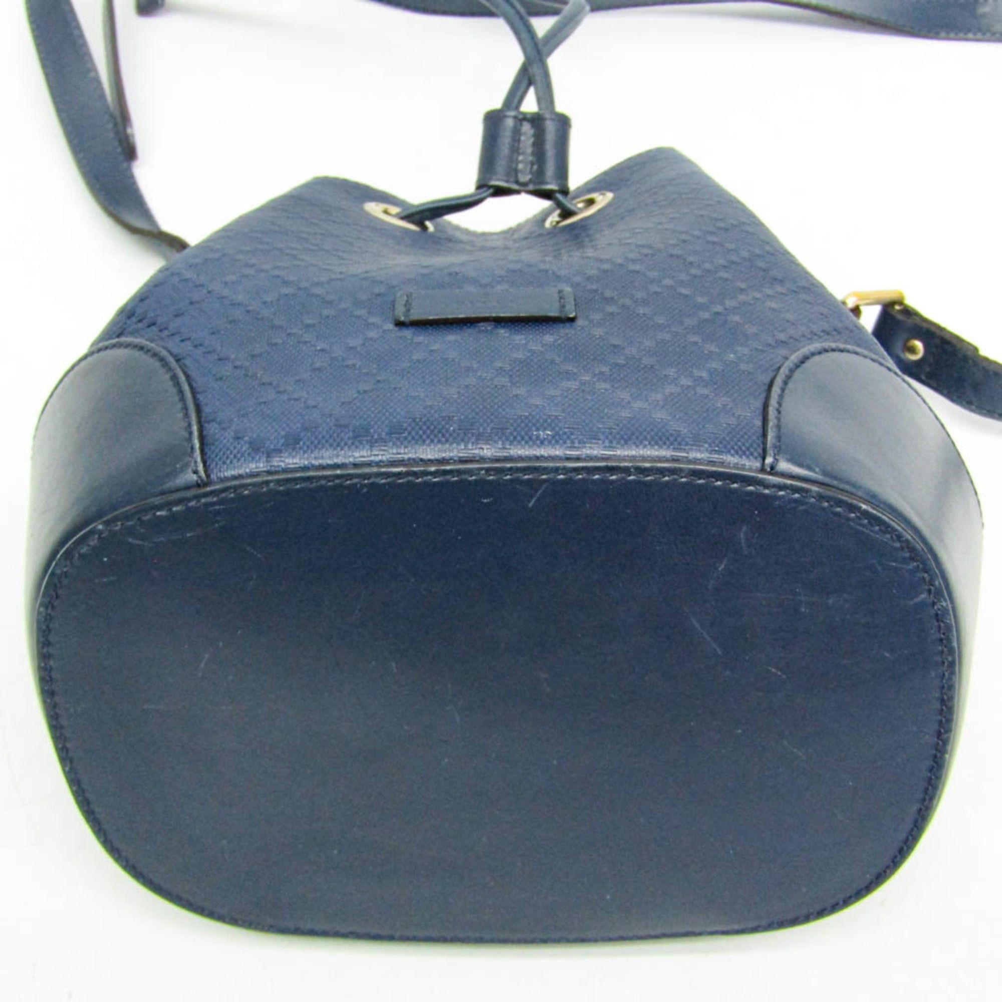 Gucci Gucci Bright Diamante 354229 Women's Leather Handbag,Shoulder Bag Navy Size ONE SIZE - 4 Thumbnail