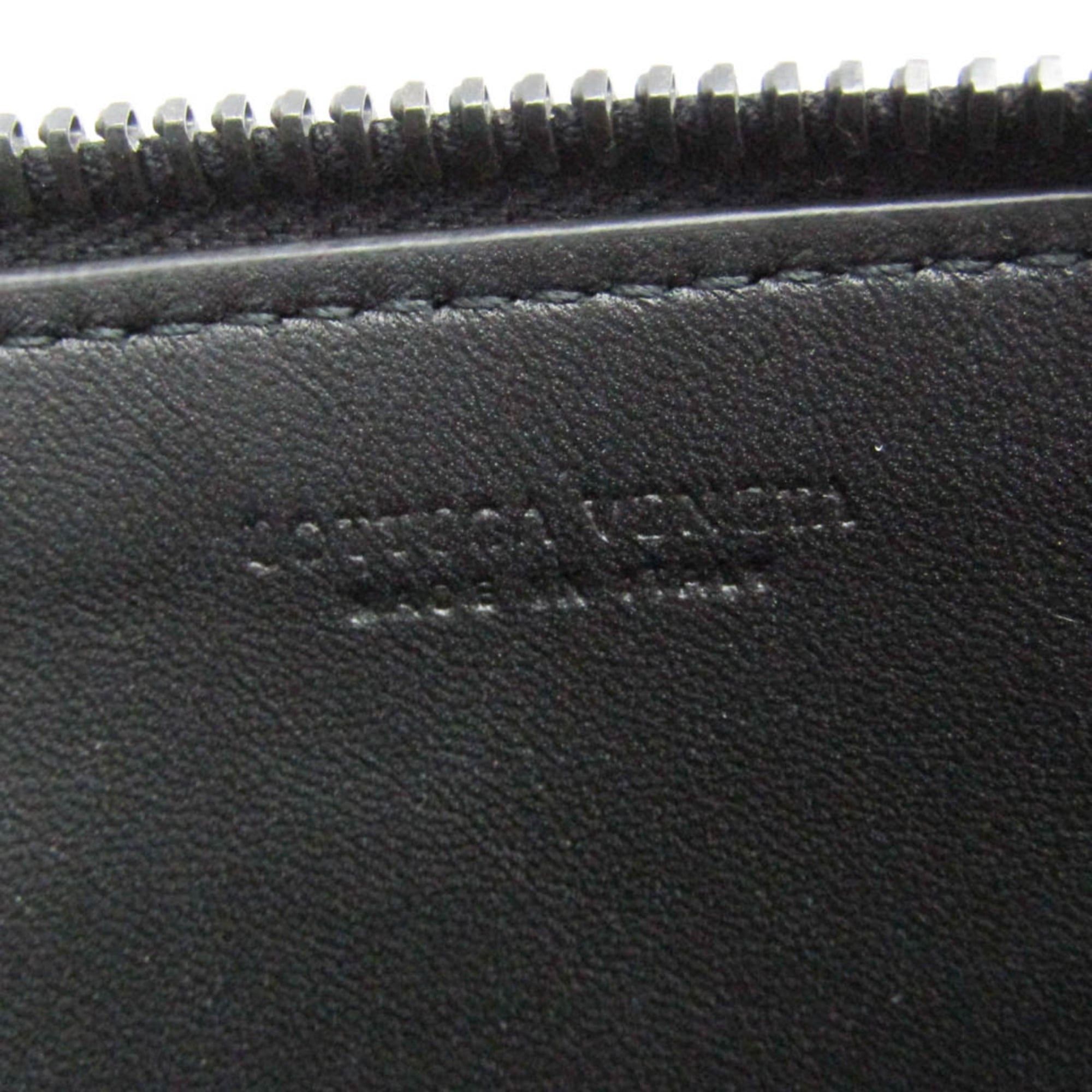 Bottega Veneta Bottega Veneta Intrecciato 506323 Women,Men Leather Clutch Bag,Pouch Black Size ONE SIZE - 13 Thumbnail