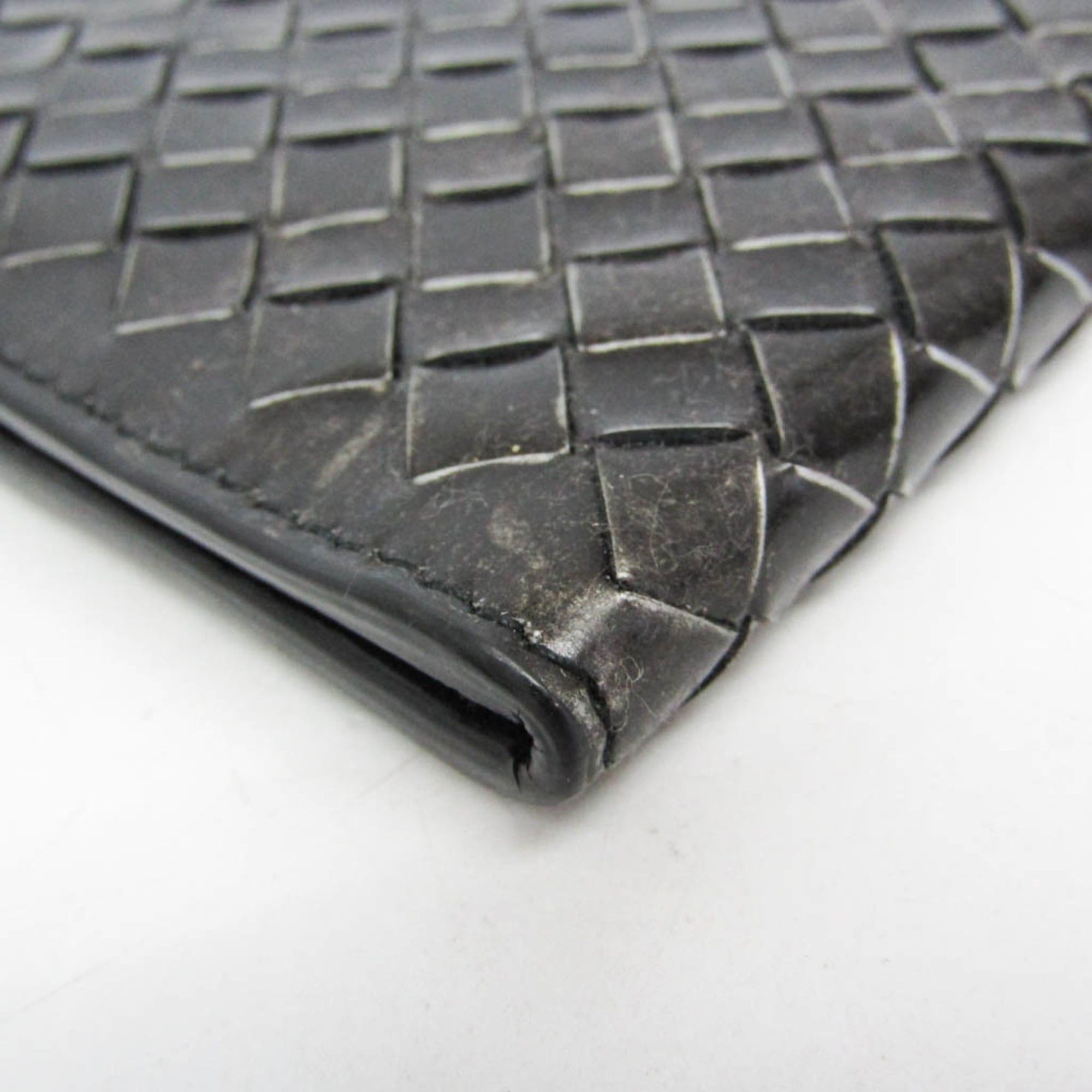Bottega Veneta Bottega Veneta Intrecciato 506323 Women,Men Leather Clutch Bag,Pouch Black Size ONE SIZE - 5 Thumbnail