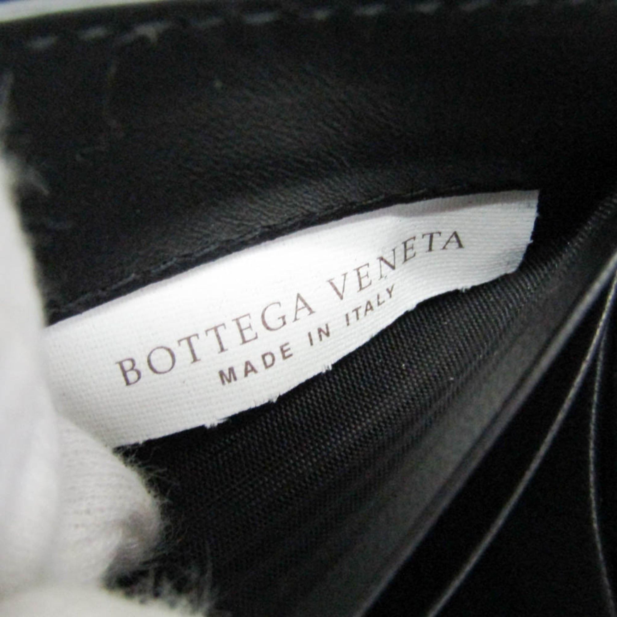 Bottega Veneta Bottega Veneta Intrecciato 506323 Women,Men Leather Clutch Bag,Pouch Black Size ONE SIZE - 14 Thumbnail