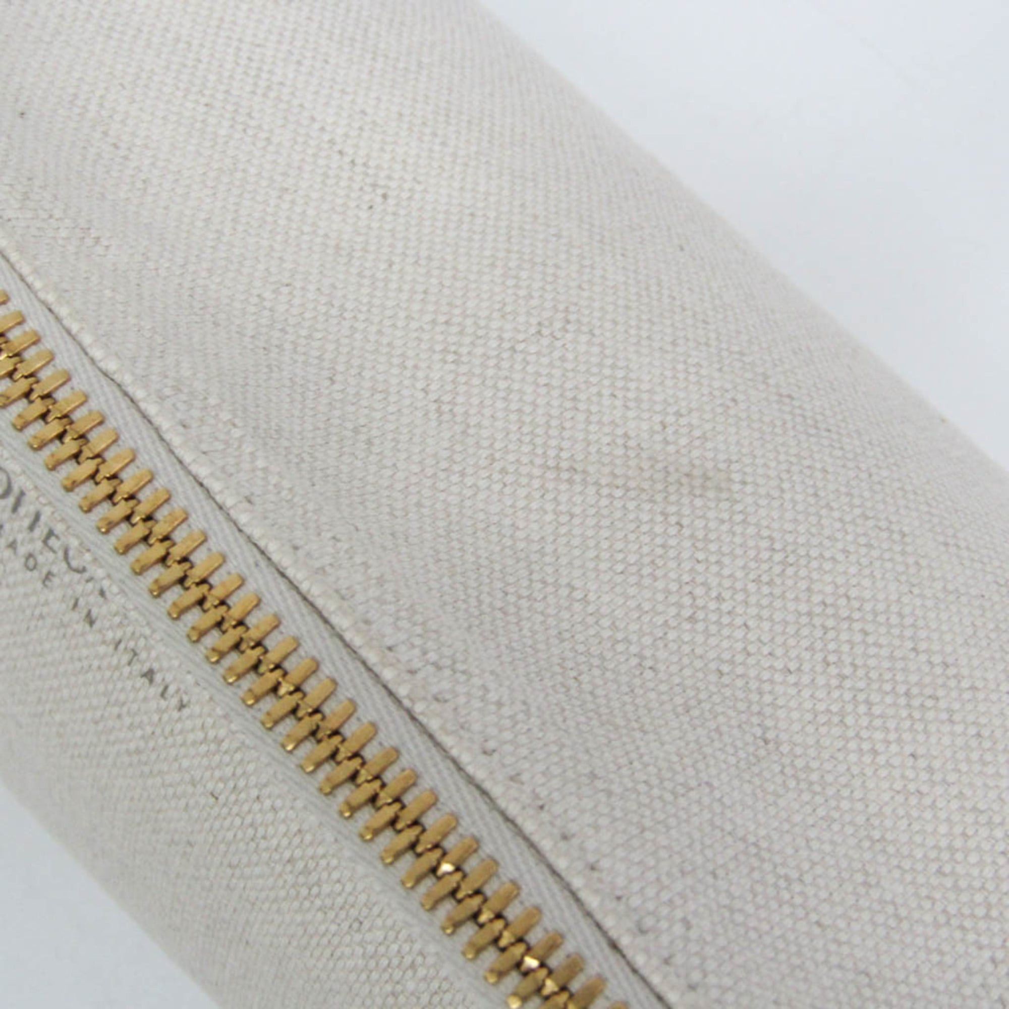 Bottega Veneta Bottega Veneta Bag-in-bag Men,Women Canvas Clutch Bag,Pouch Cream Size ONE SIZE - 9 Thumbnail