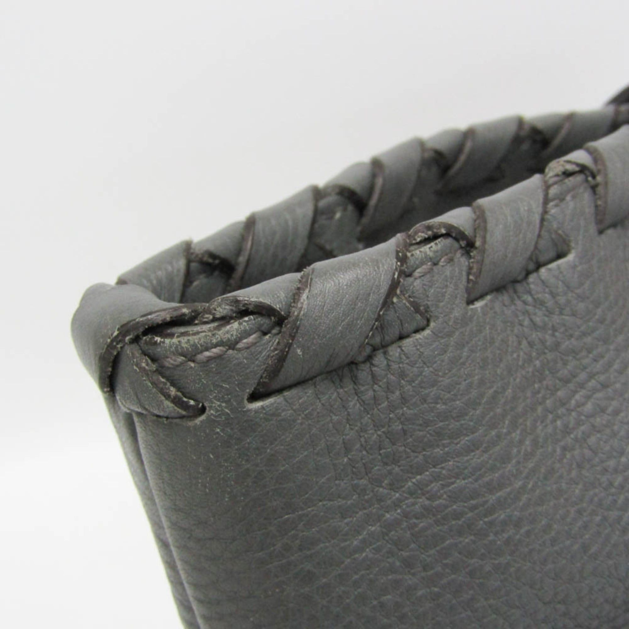 Gucci Gucci Bamboo Tassel 354665 Women's Leather Tote Bag Gray Size ONE SIZE - 7 Thumbnail