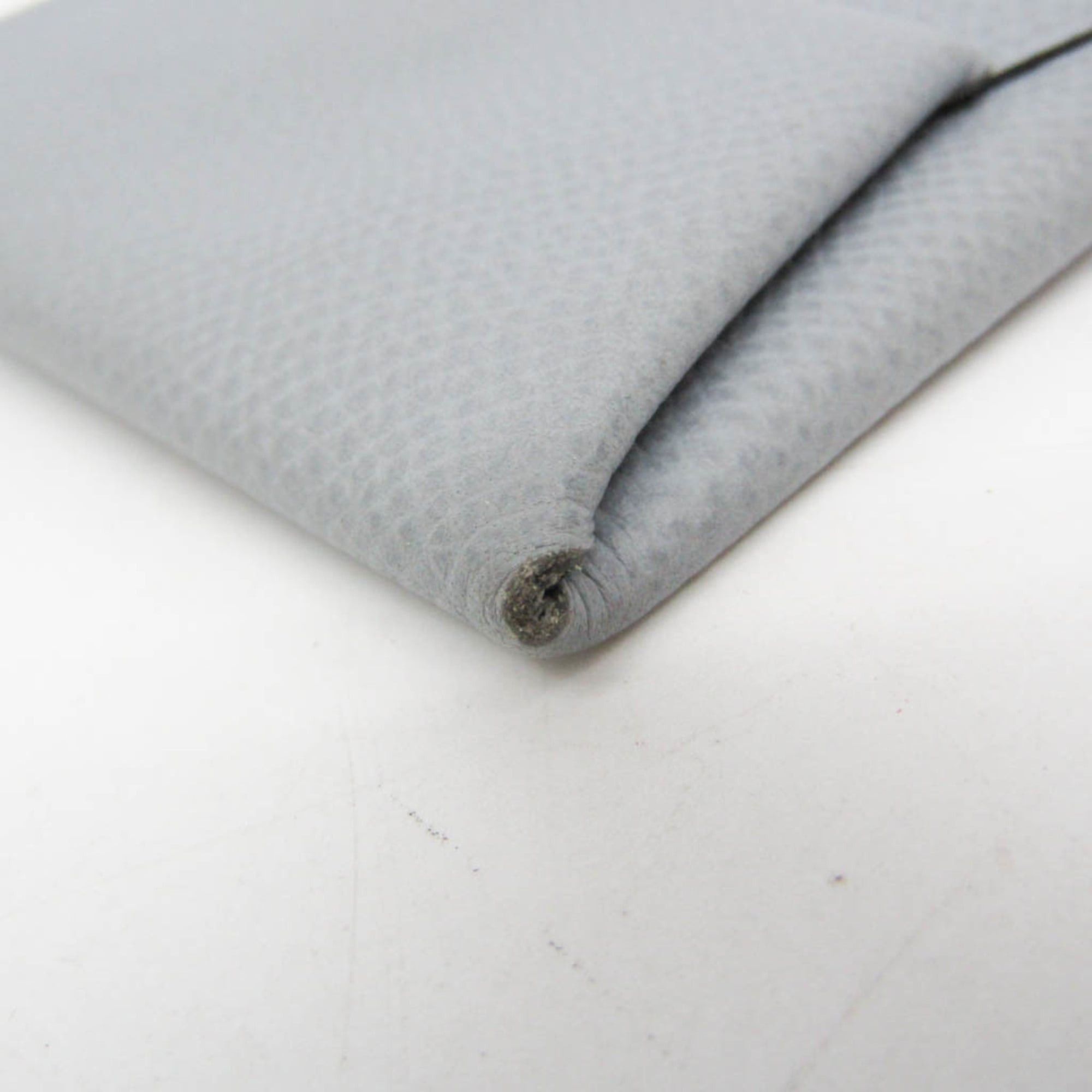 Hermes Hermes Bastia Women,Men Epsom Leather Coin Purse/coin Case Light Blue Gray Size ONE SIZE - 7 Thumbnail