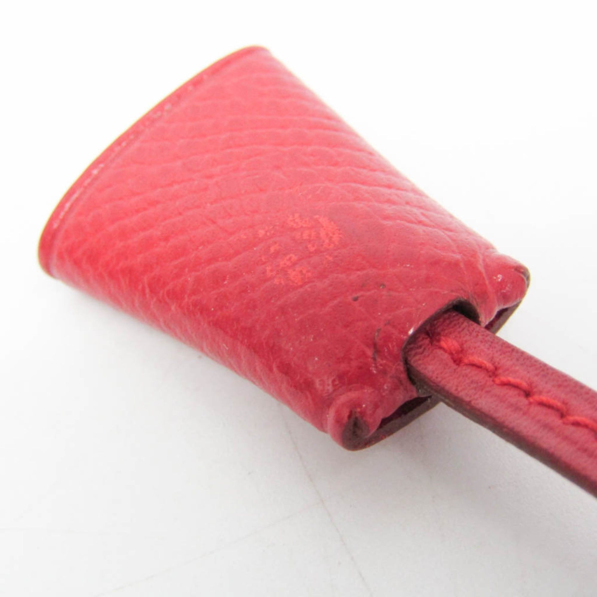 Hermes Hermes Mini Crochet Bag Charm Keyring (Silver,Red Color) Size ONE SIZE - 3 Thumbnail
