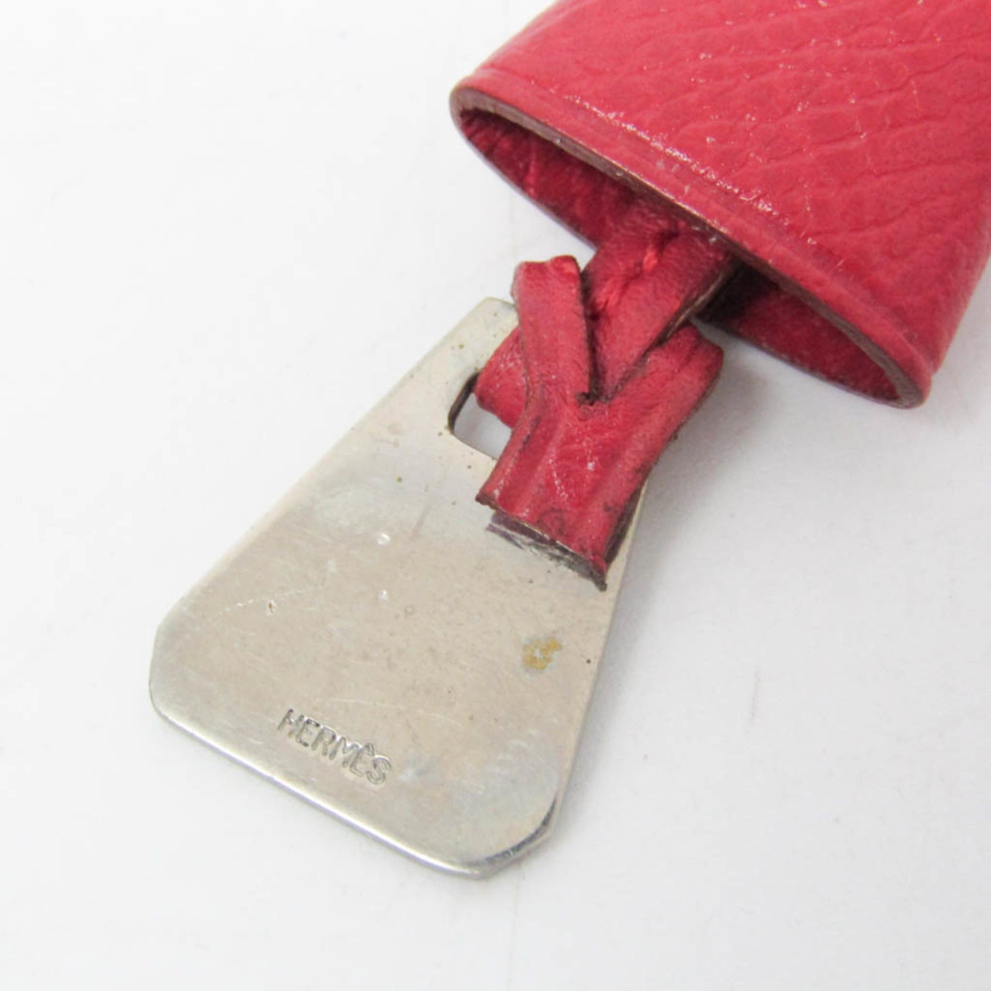 Hermes Hermes Mini Crochet Bag Charm Keyring (Silver,Red Color) Size ONE SIZE - 10 Thumbnail