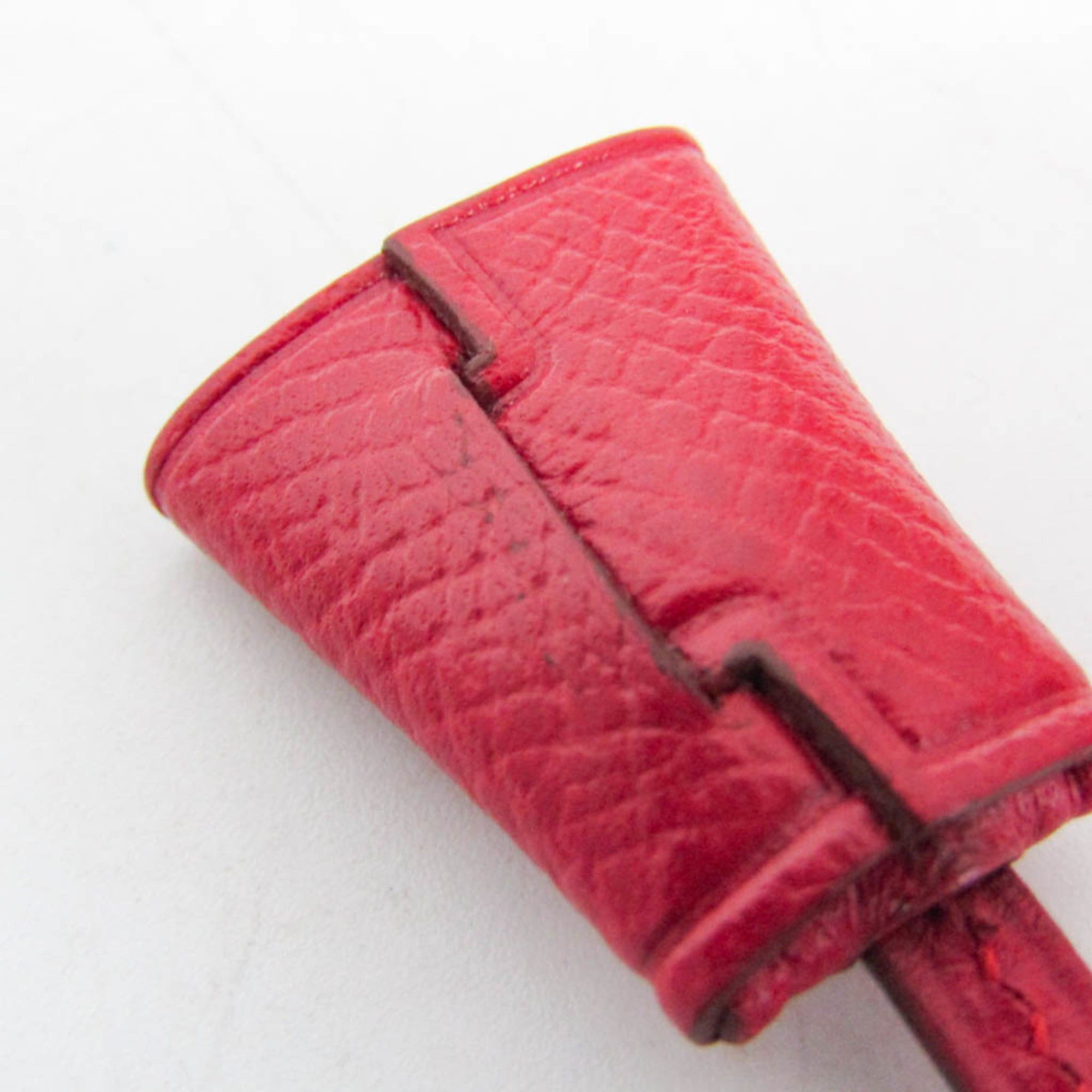 Hermes Hermes Mini Crochet Bag Charm Keyring (Silver,Red Color) Size ONE SIZE - 4 Thumbnail